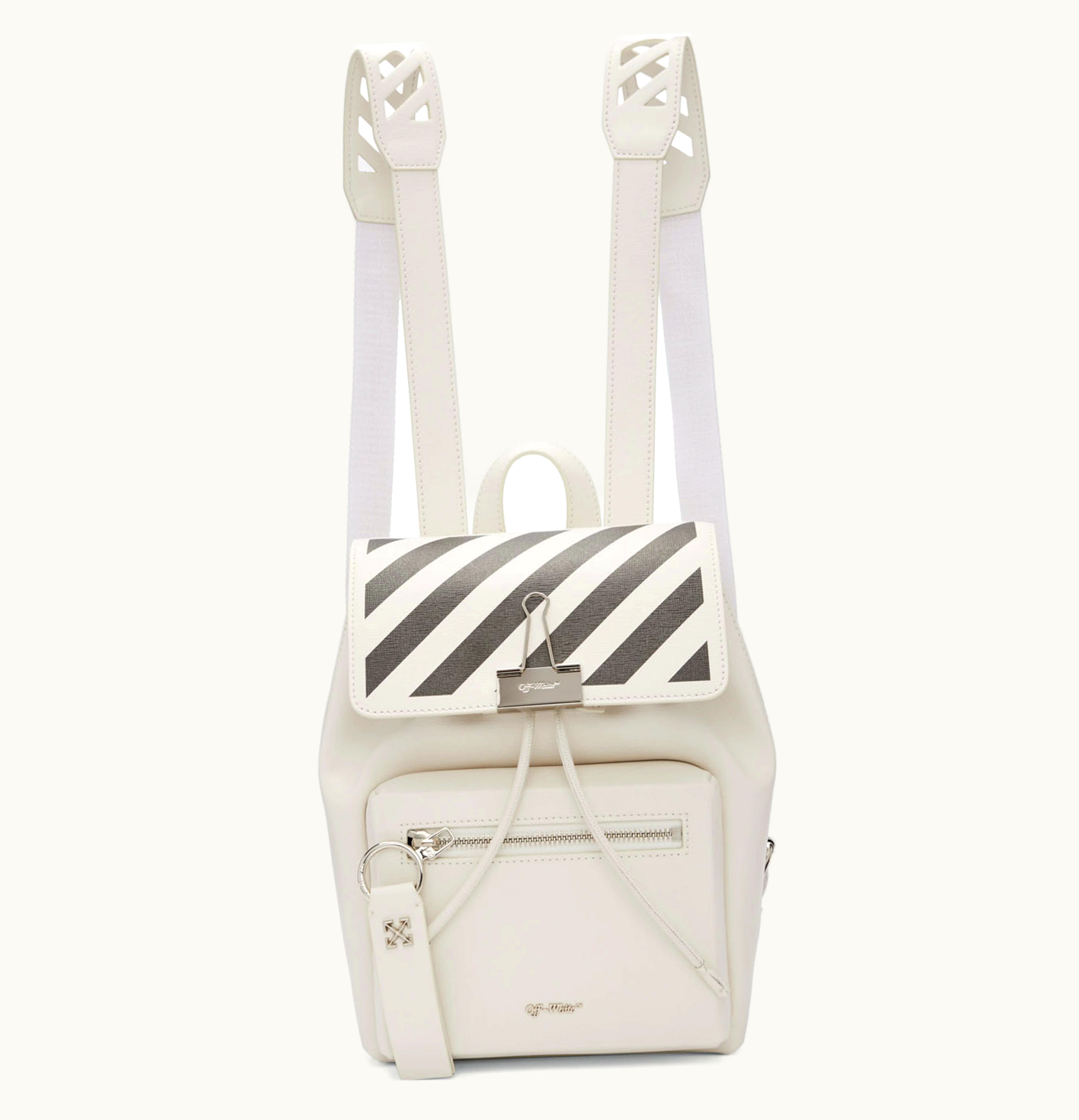 OFF-WHITE OFF WHITE Backpack Diag Off White Black