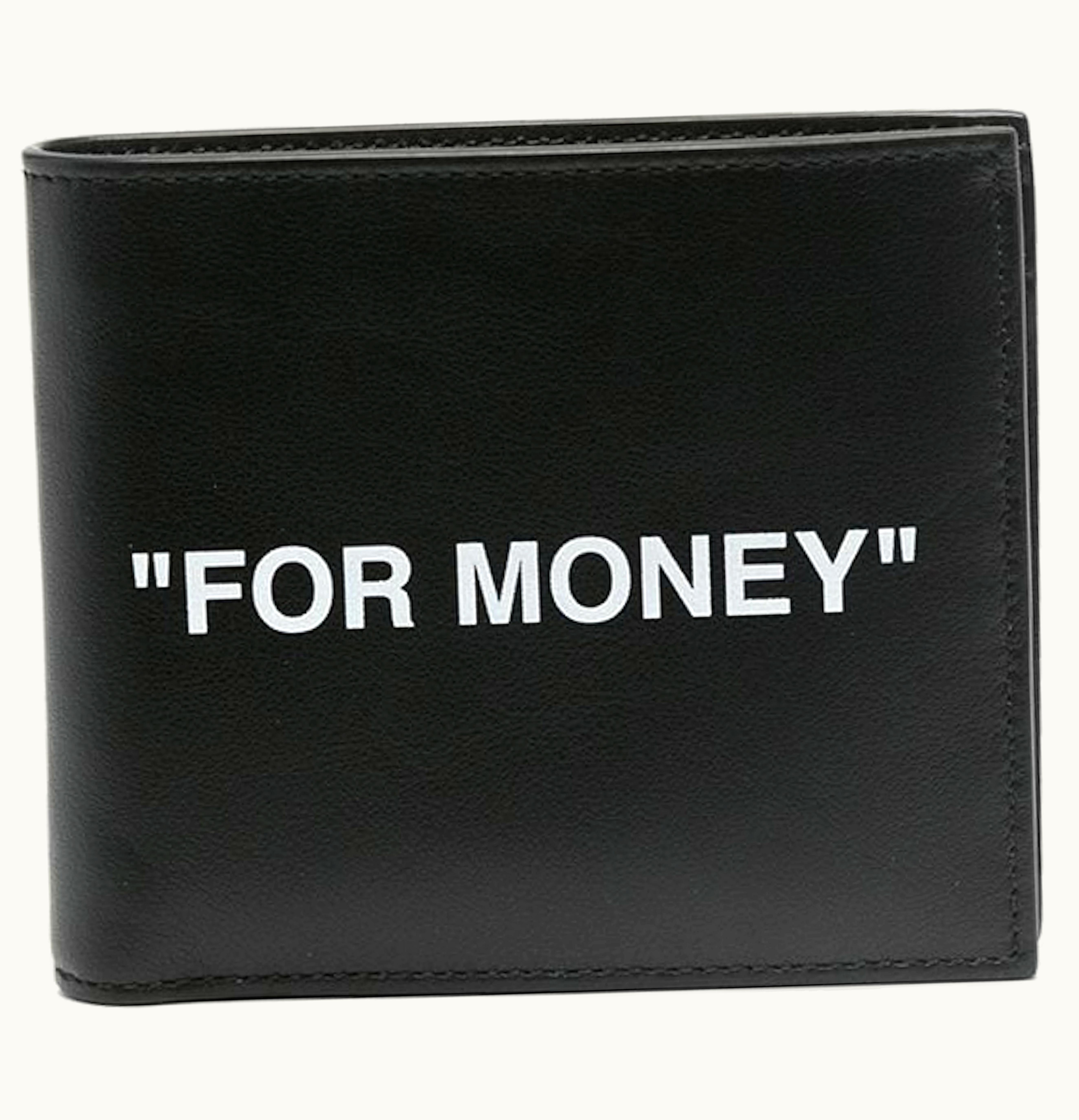 OFF-WHITE OFF WHITE Logo Print Wallet Black