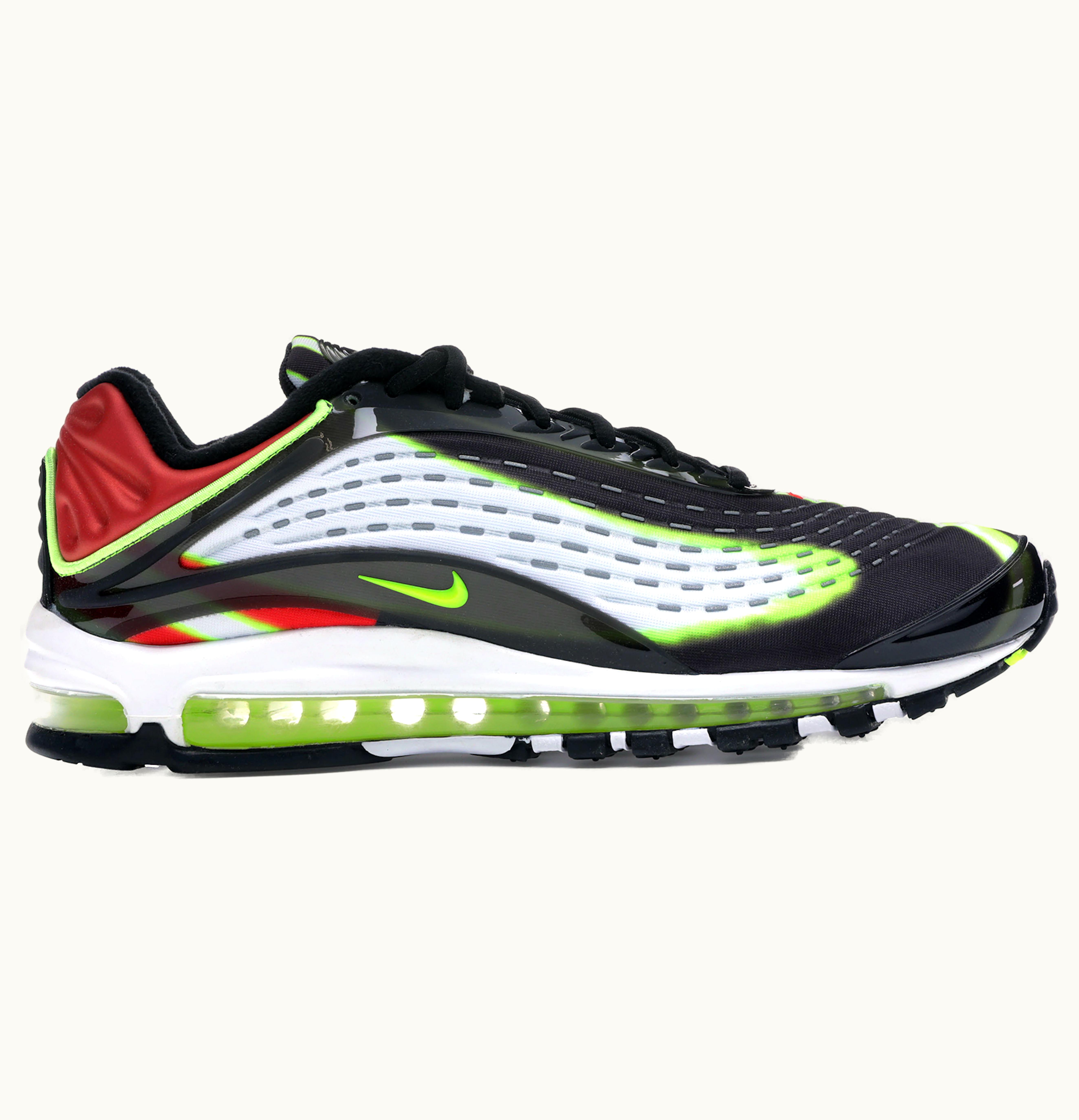 Nike Nike Air Max Deluxe Black Volt Habanero Red