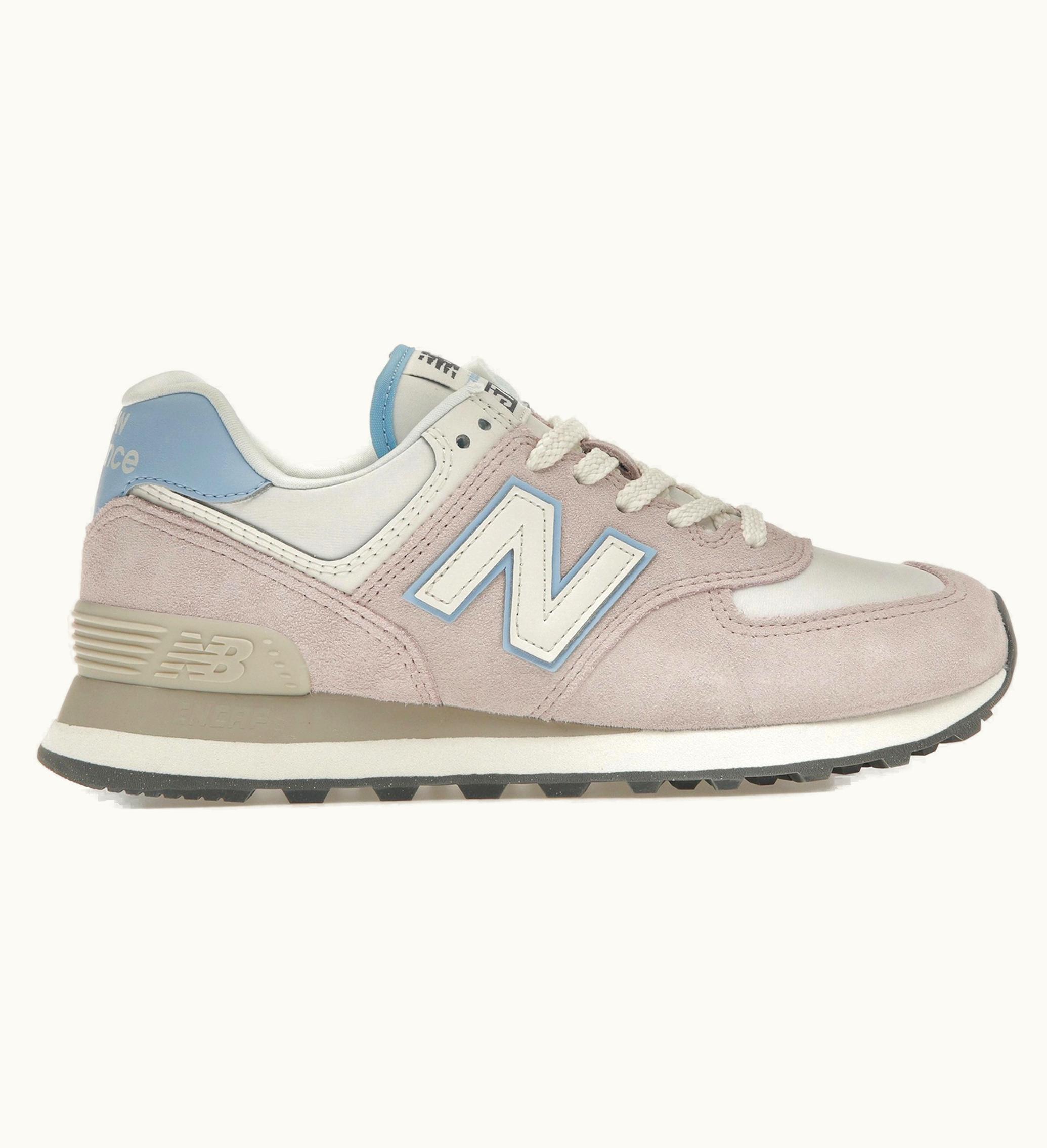 New Balance 574 Stone Pink Sea Salt Blue Haze Womens
