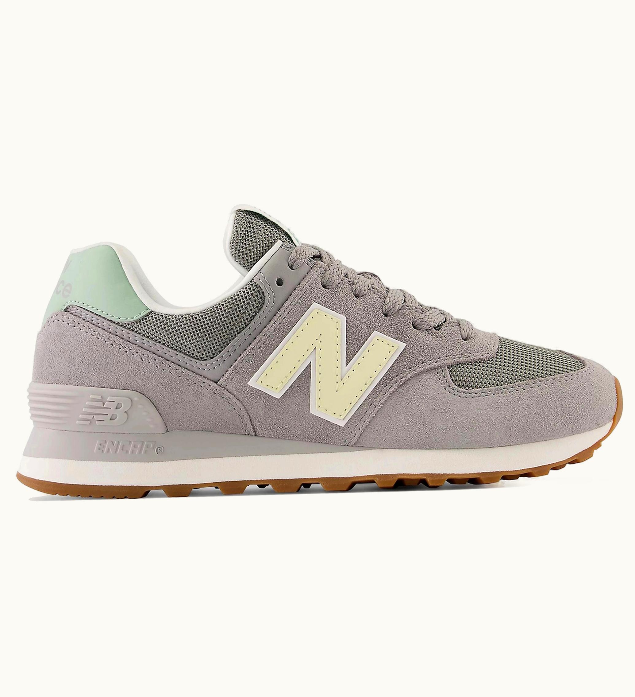 New Balance 574 Slate Grey Dawn Glow W