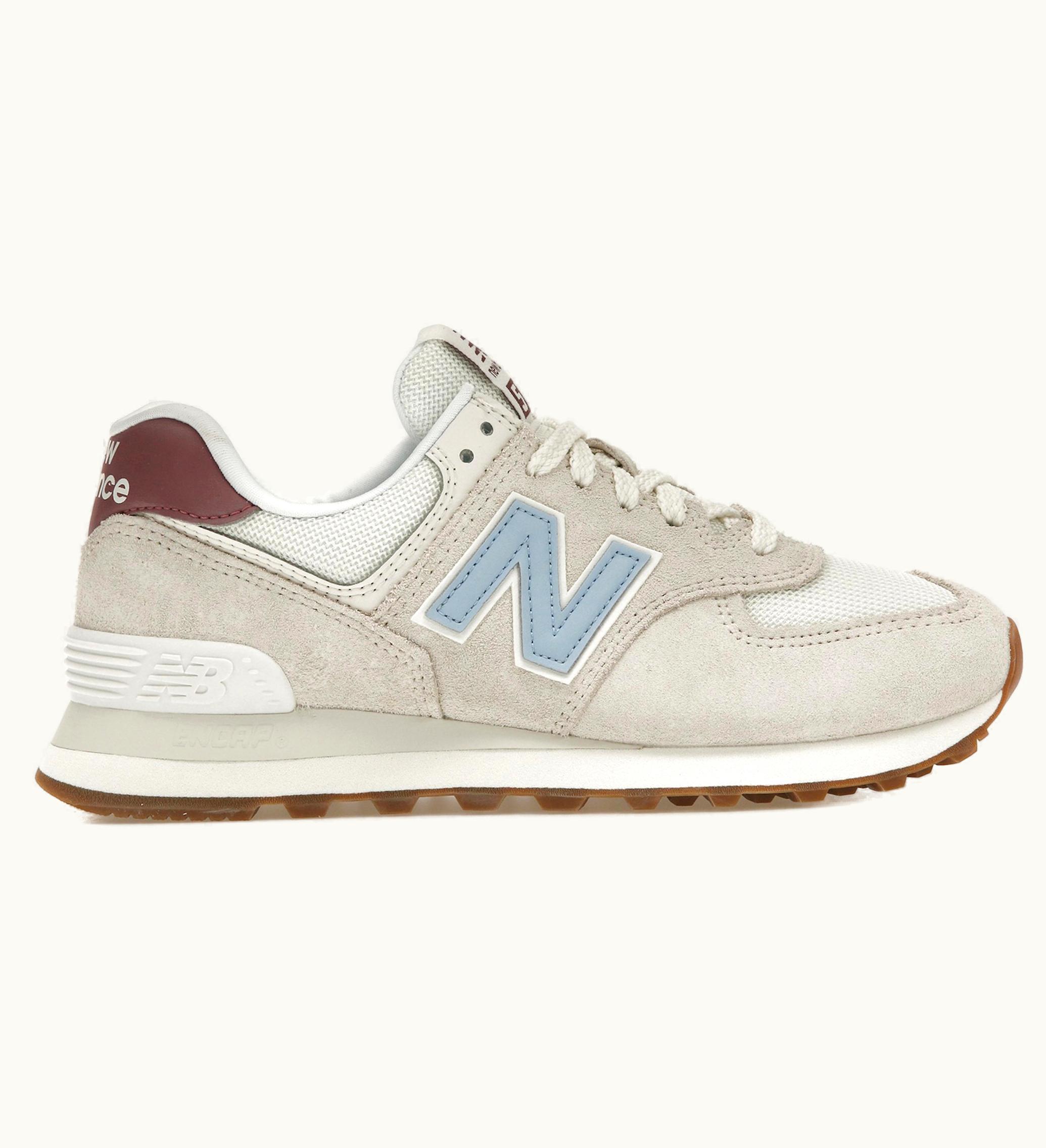 New Balance 574 Beige Baby Pink Ecru Blue W