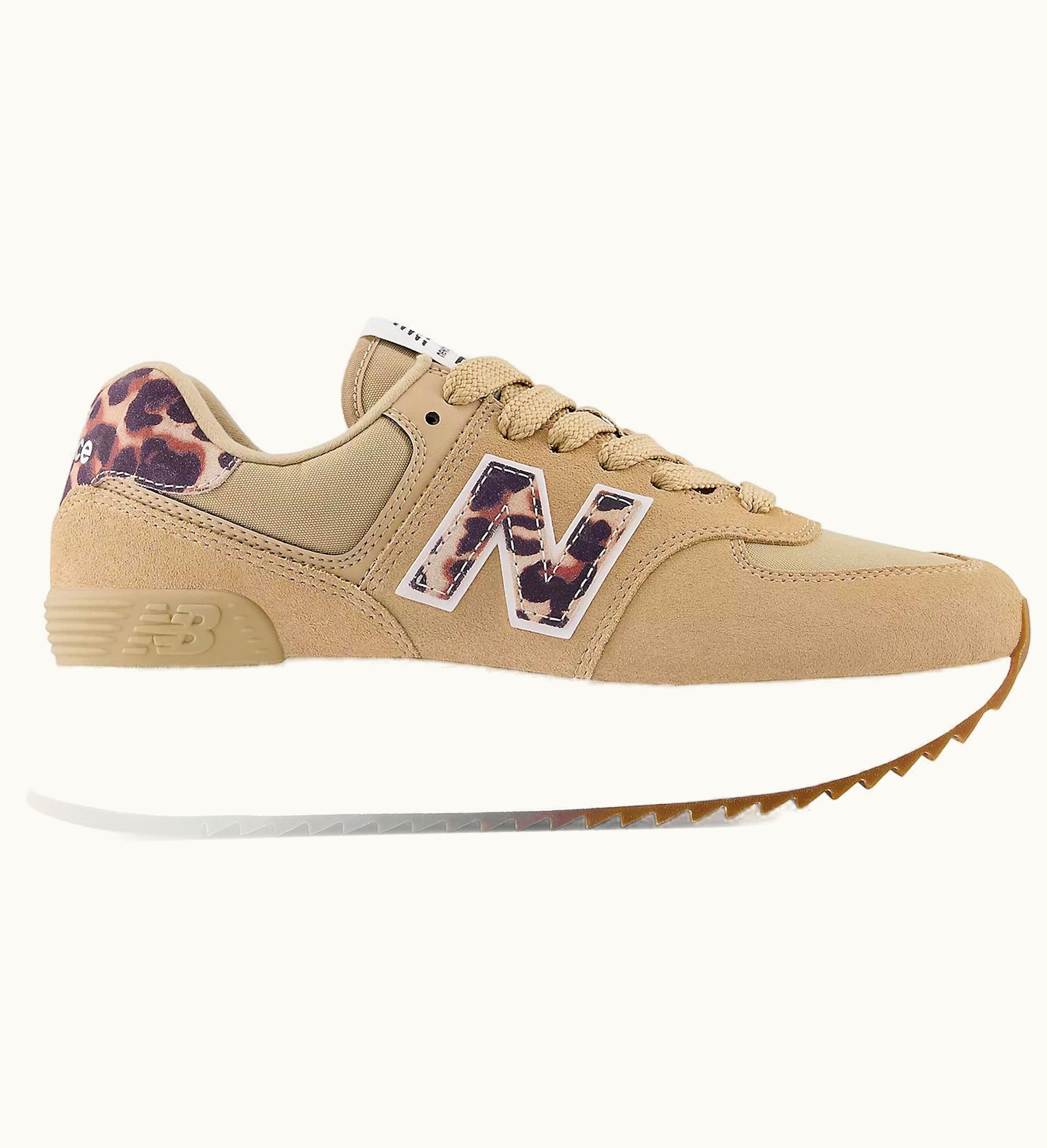New Balance 574 Plus Incense Animal Print Womens