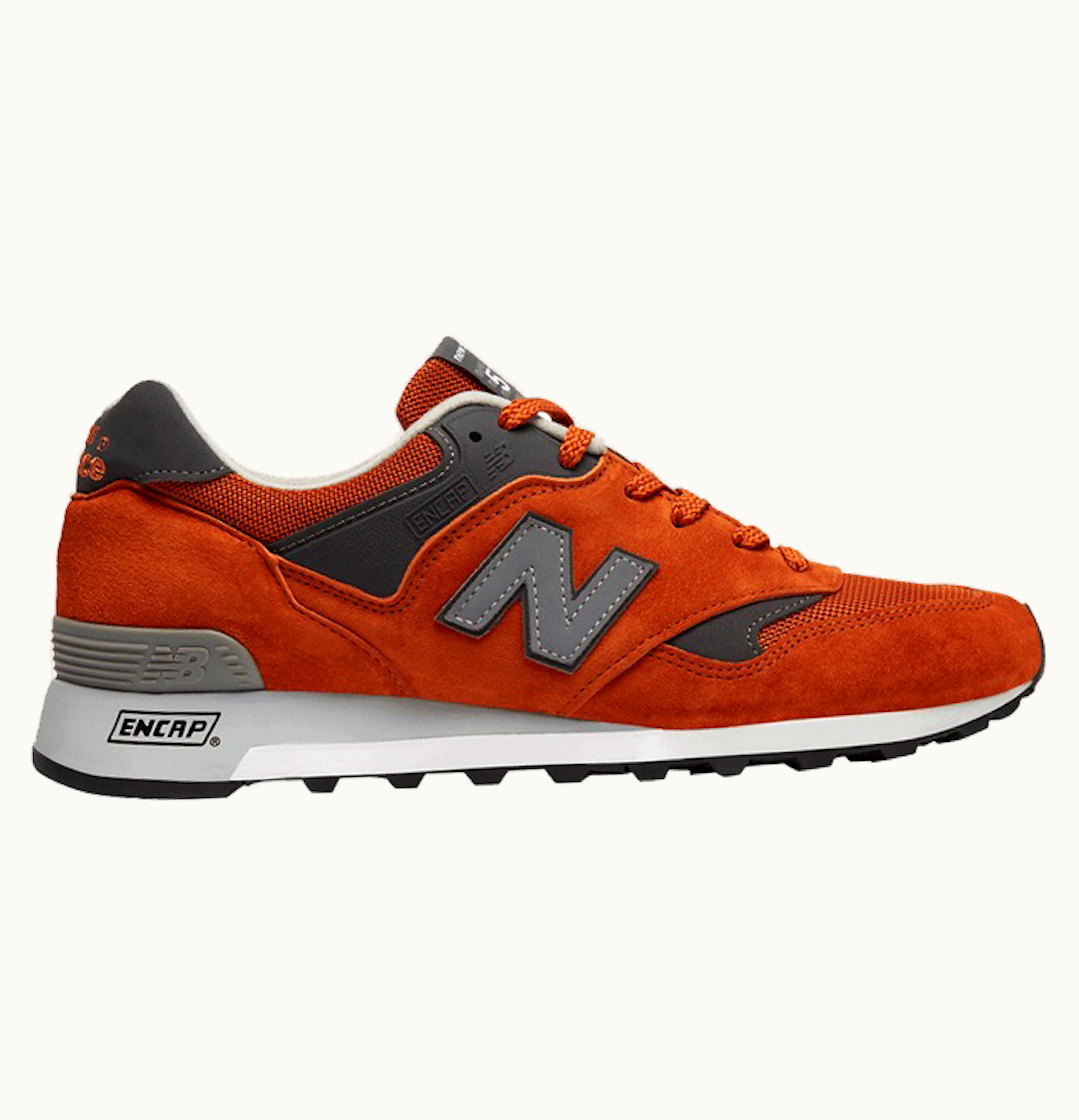 New Balance 577 Made In England Burnt Orange Dark Grey