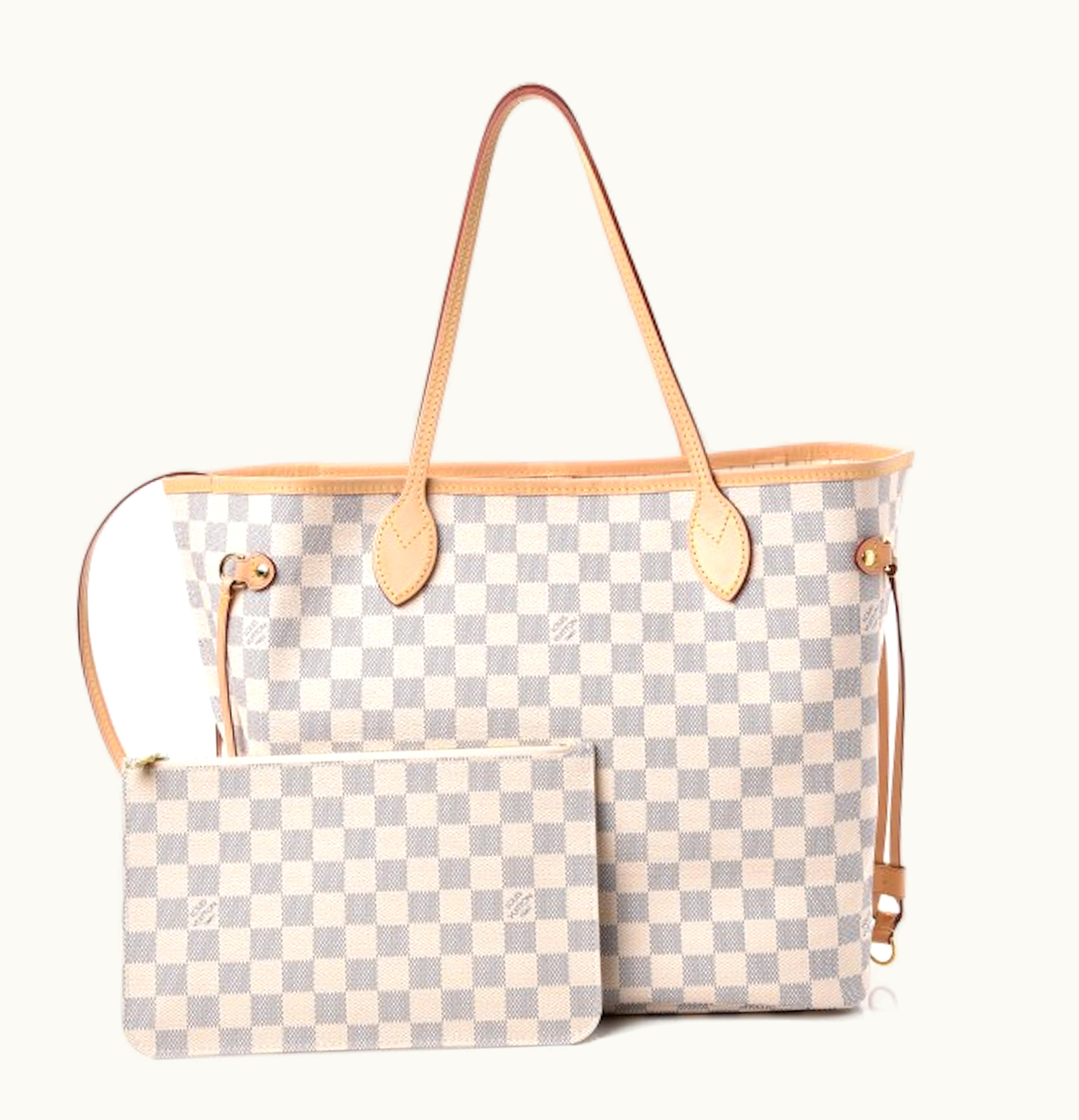Louis Vuitton Louis Vuitton Neo Nevefull Damier Azur MM Beige Lining