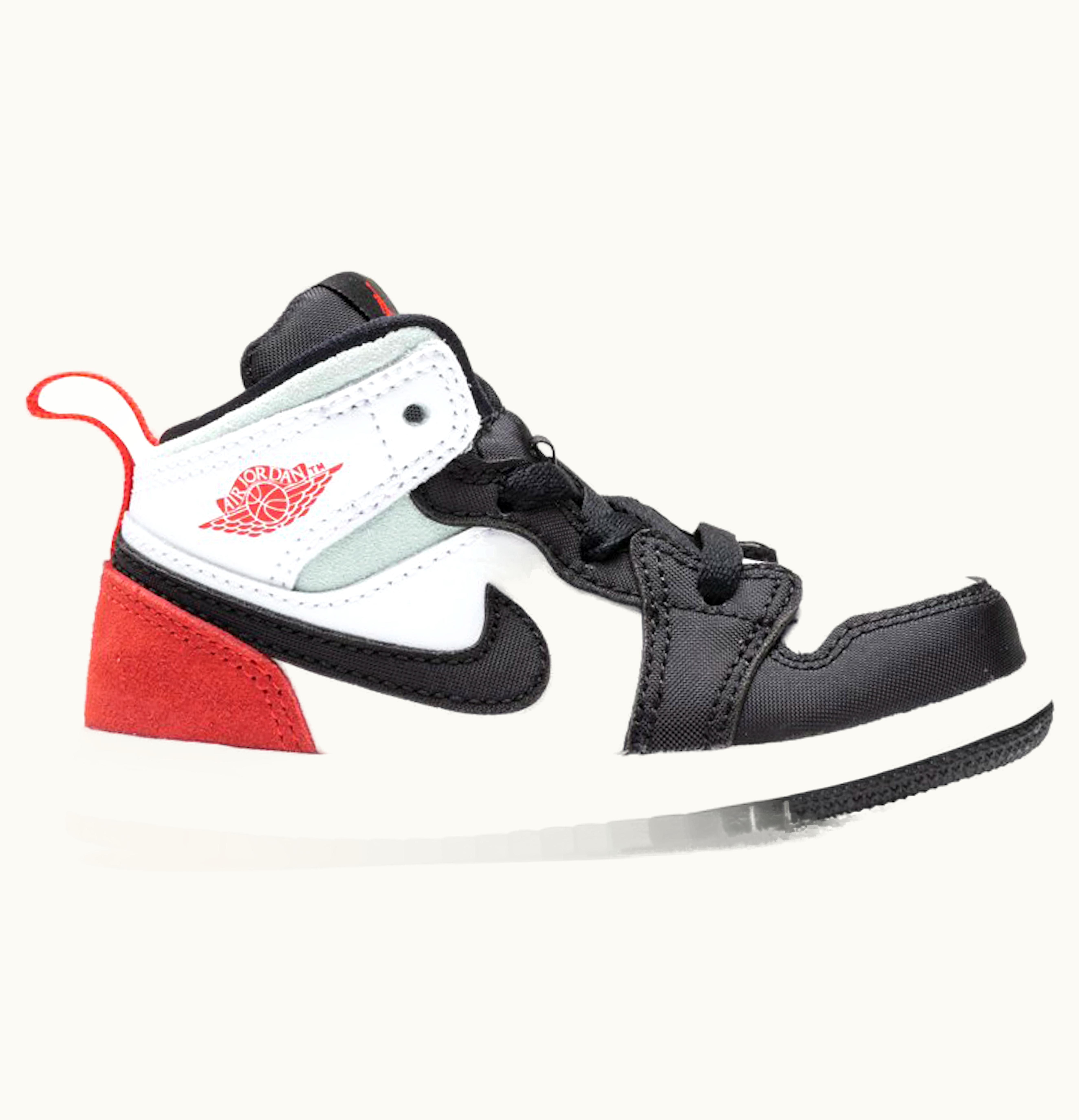 Jordan Air Jordan 1 Mid SE White Black Red Spruce TD