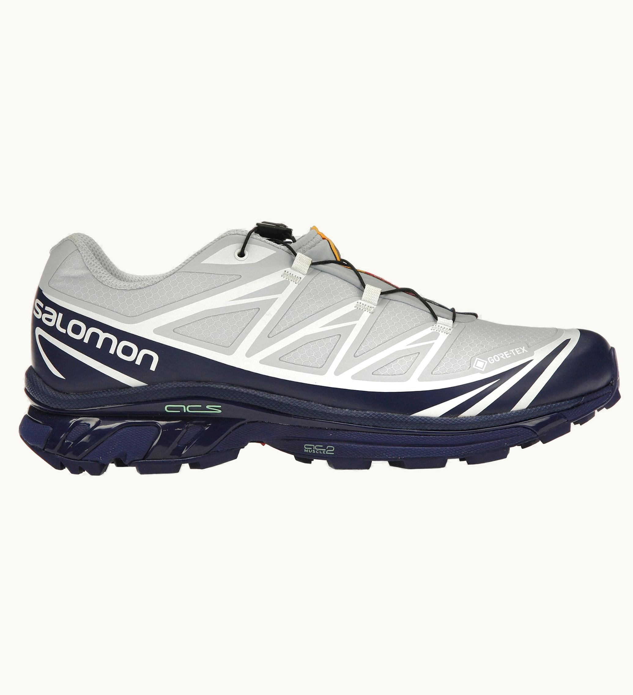 Salomon XT 6 Gore Tex Blue Print Heather White