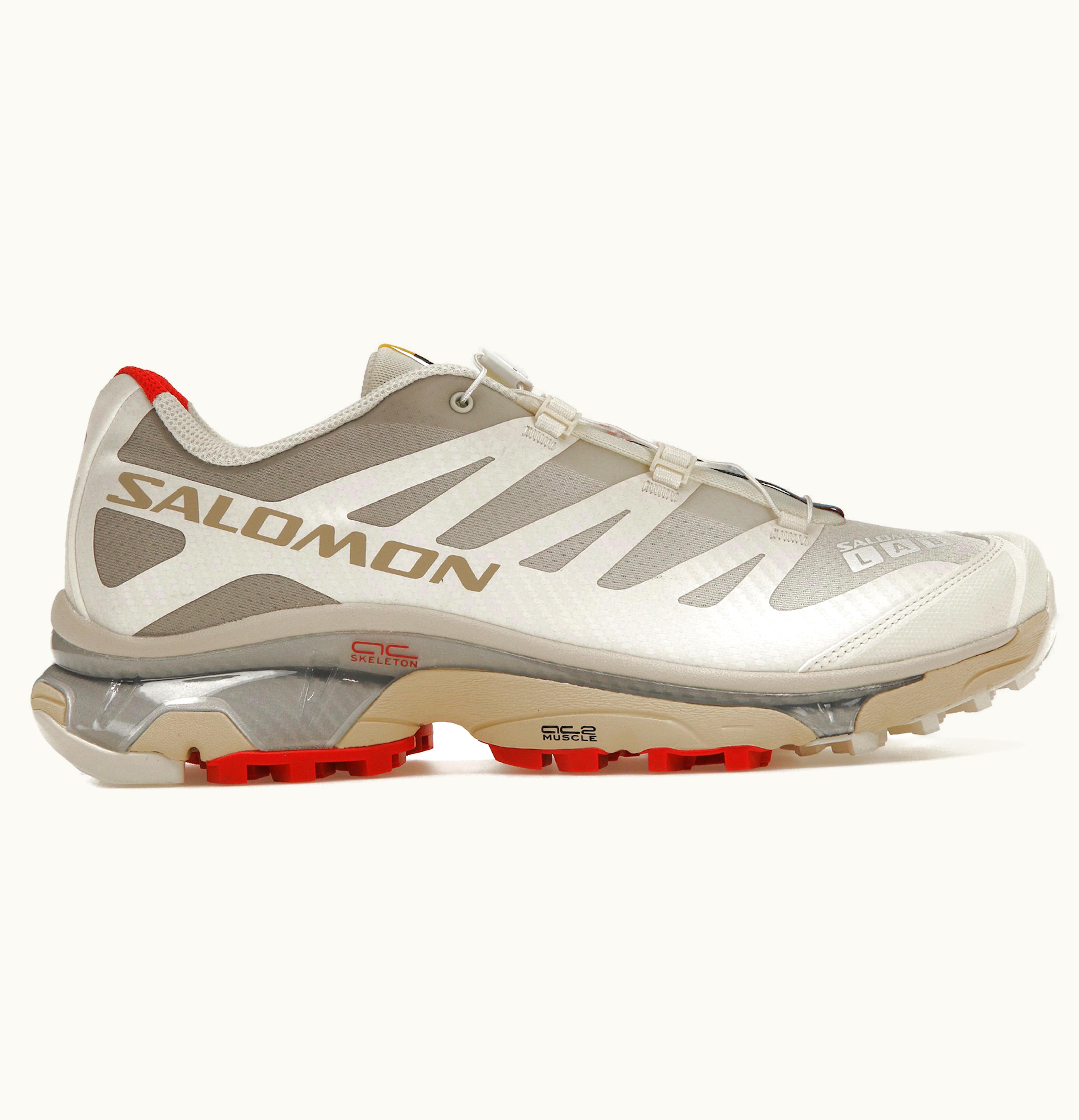 Salomon XT 4 OG Vanilla Ice Fiery Red
