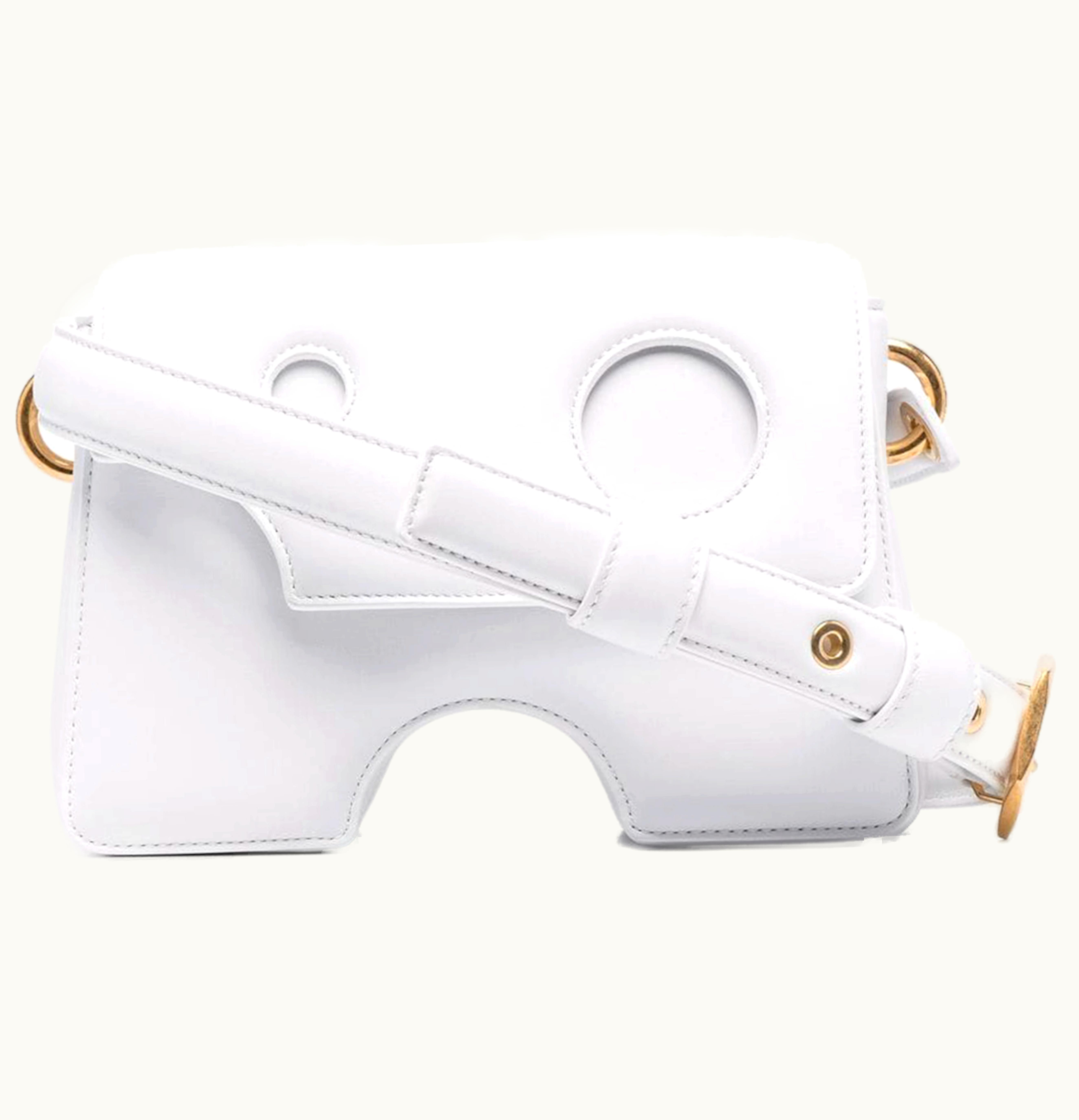 OFF-WHITE OFF WHITE Burrow 22 Shoulder Bag White