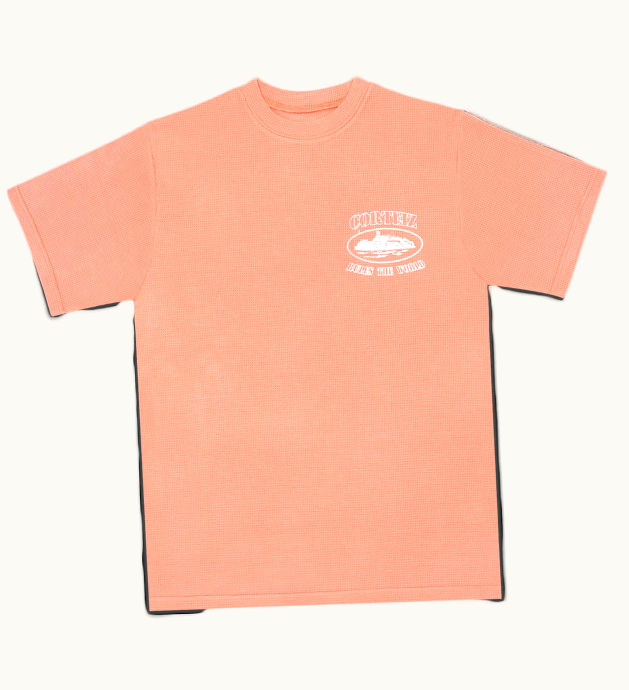 Corteiz Corteiz Insignia Shortsleeve Waffle T Shirt Salmon