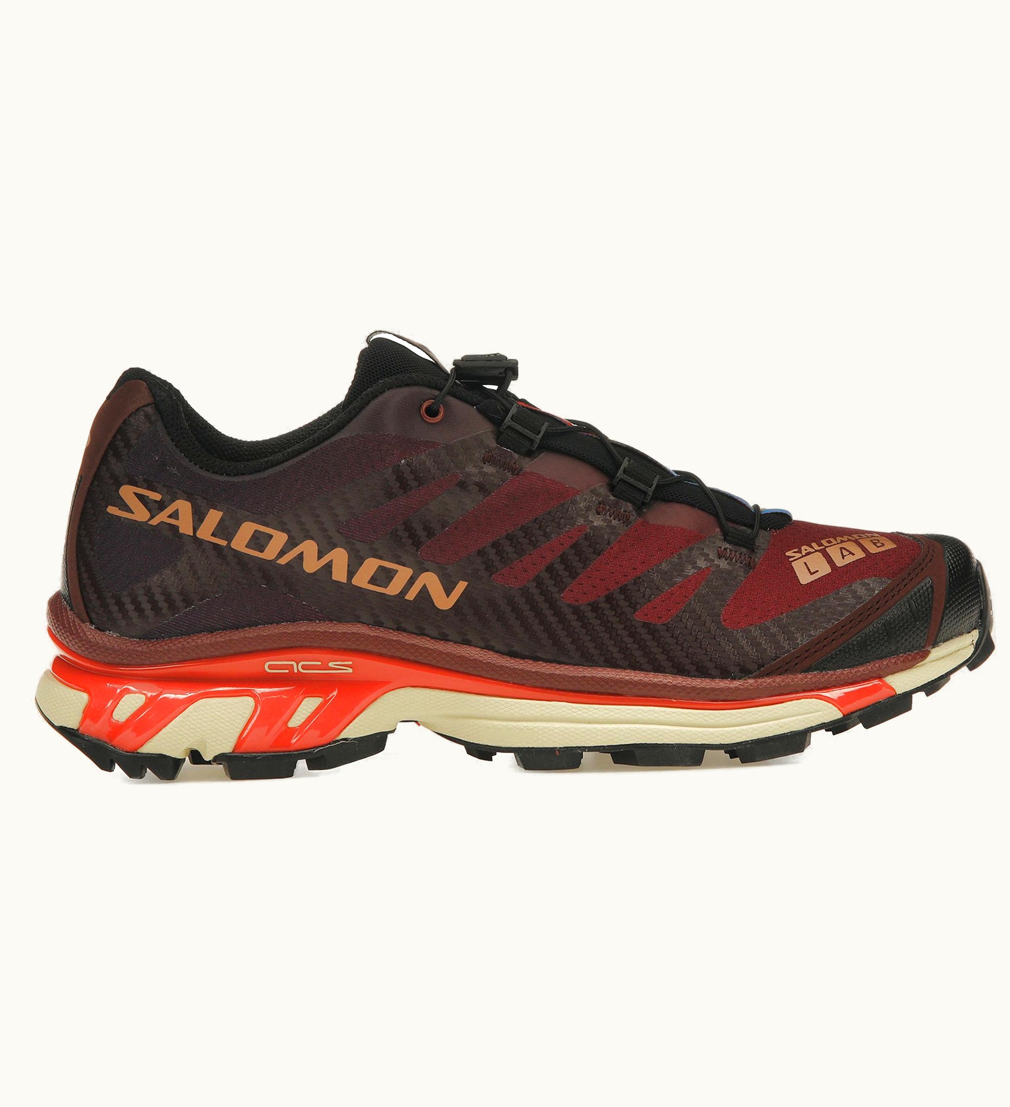 Salomon XT 4 Bitter Chocolate Mocha Mousse Fiery Red