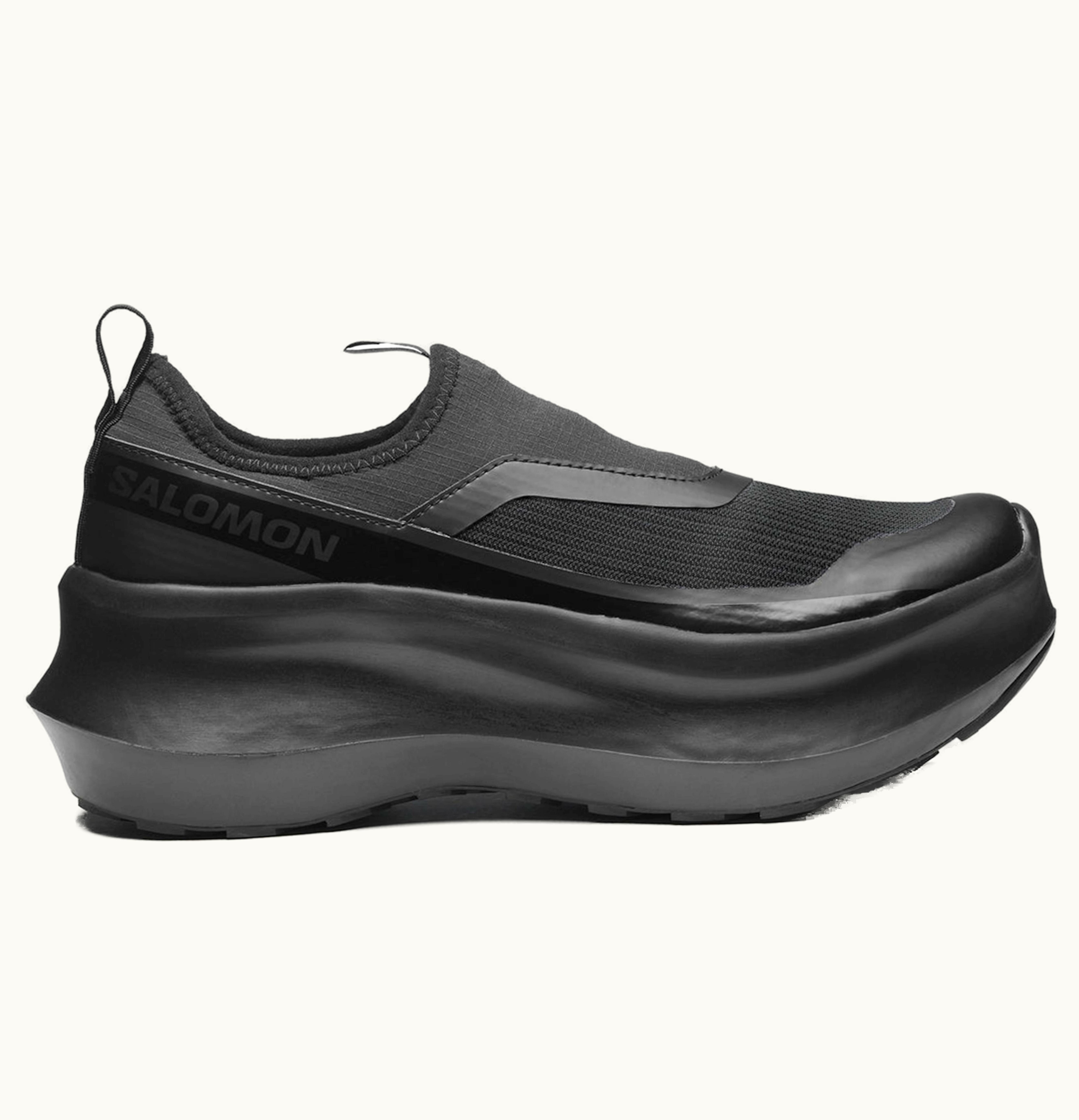 Salomon Platform Slip On Comme Des Garcons Black