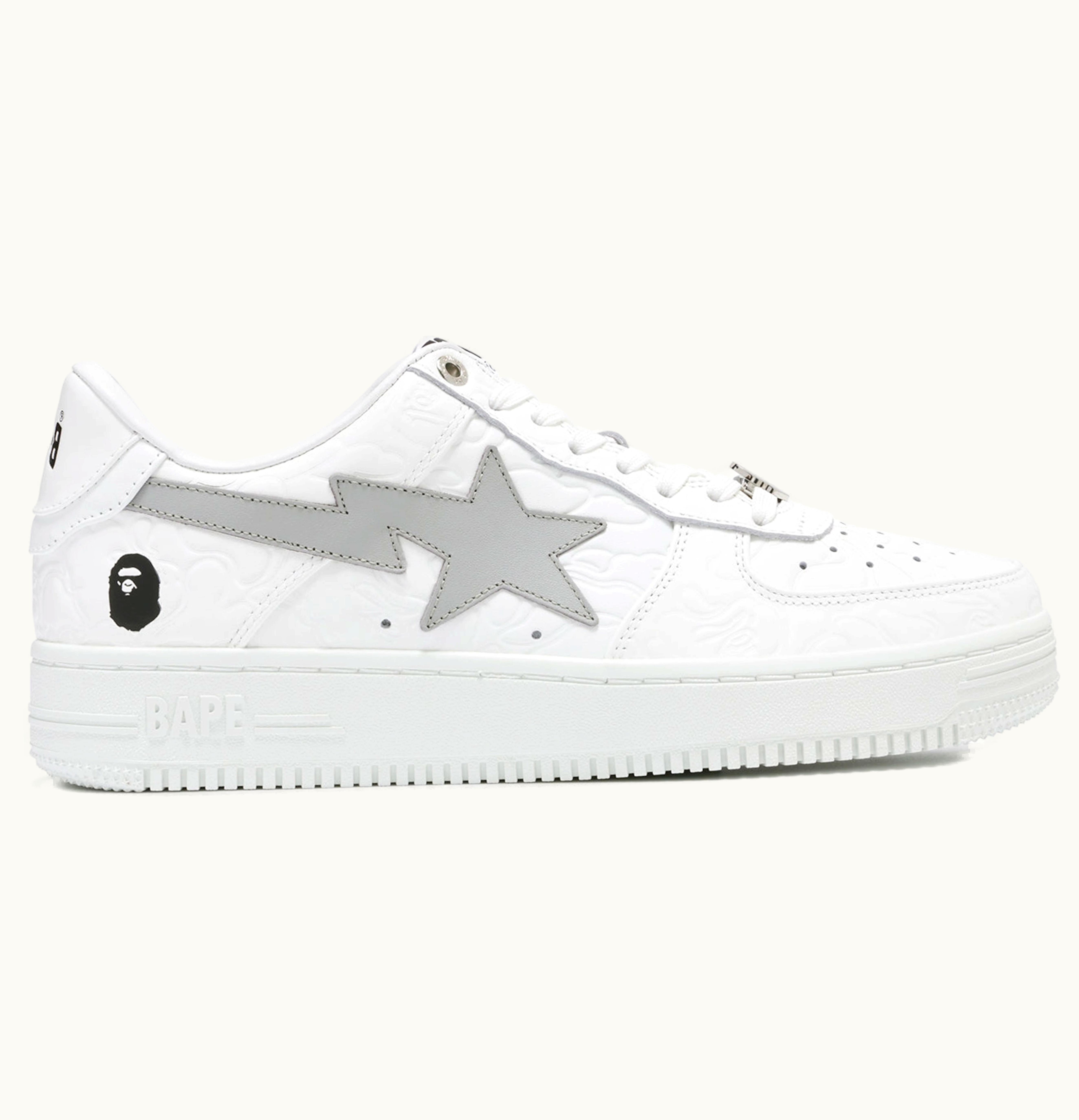 BAPE A Bathing Ape Bape Sta Low 3 Line Camo White