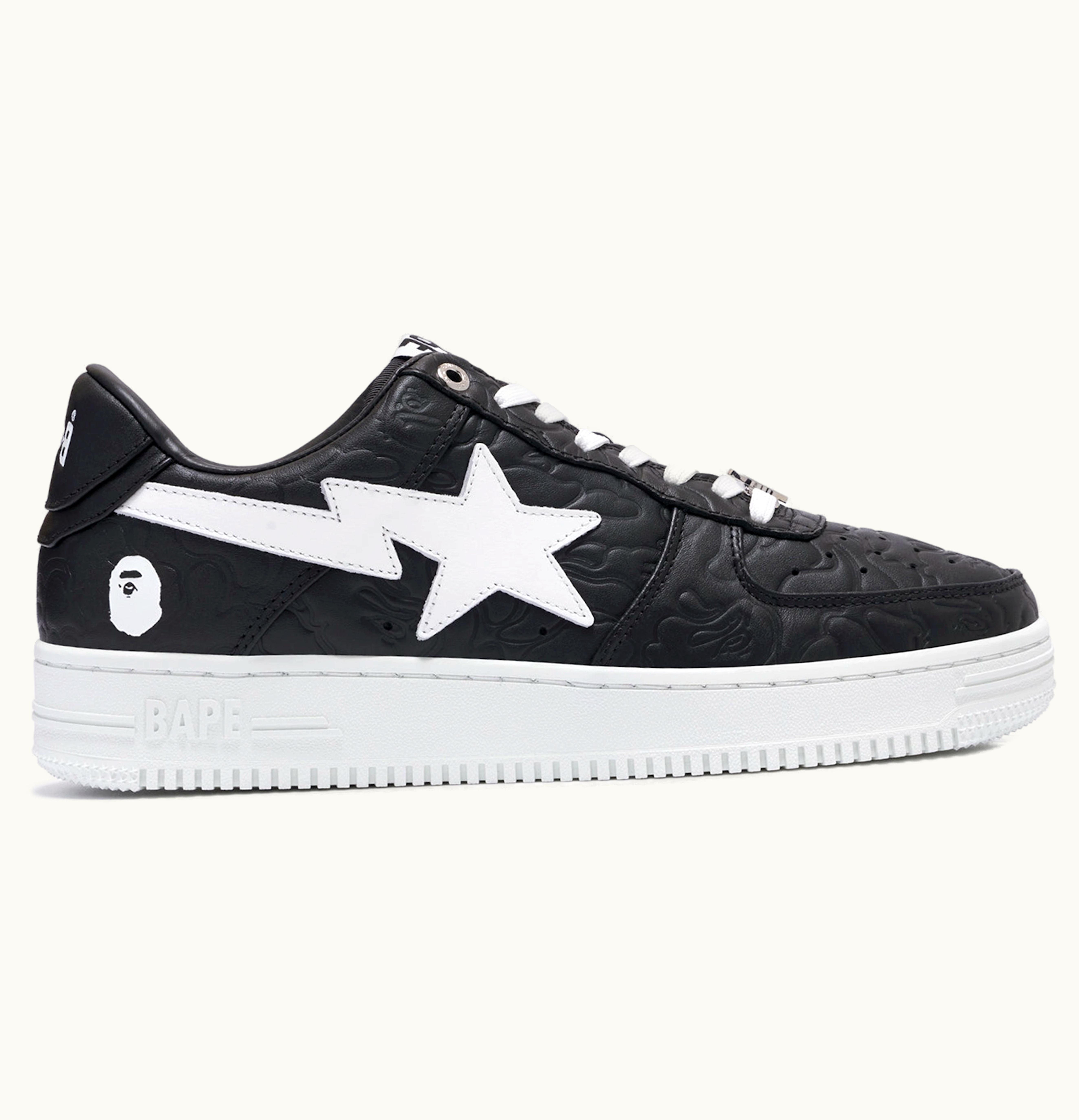 BAPE A Bathing Ape Bape Sta Low 3 Line Camo Black