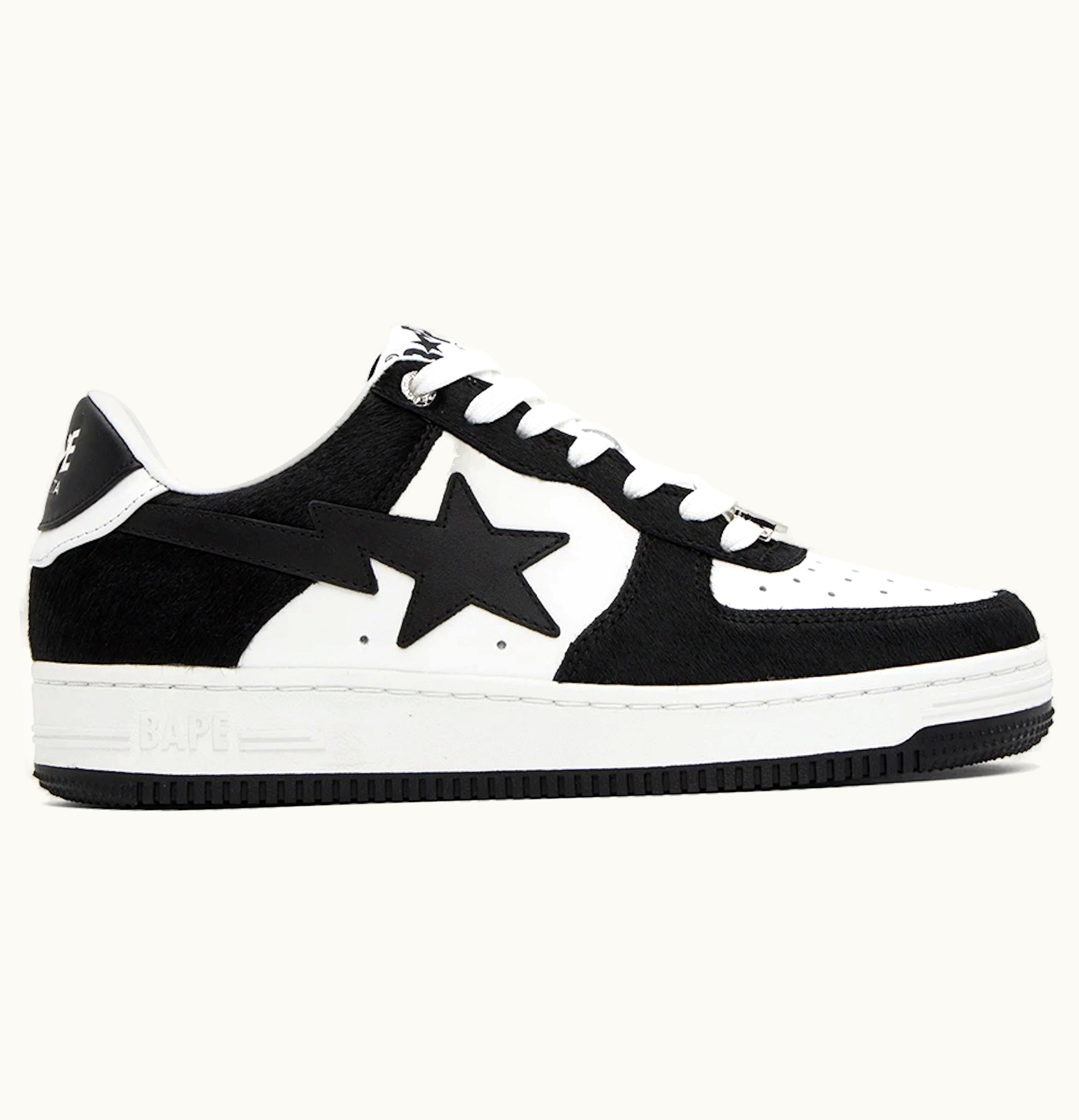 BAPE A Bathing Ape Bape Sta Black Calf Hair
