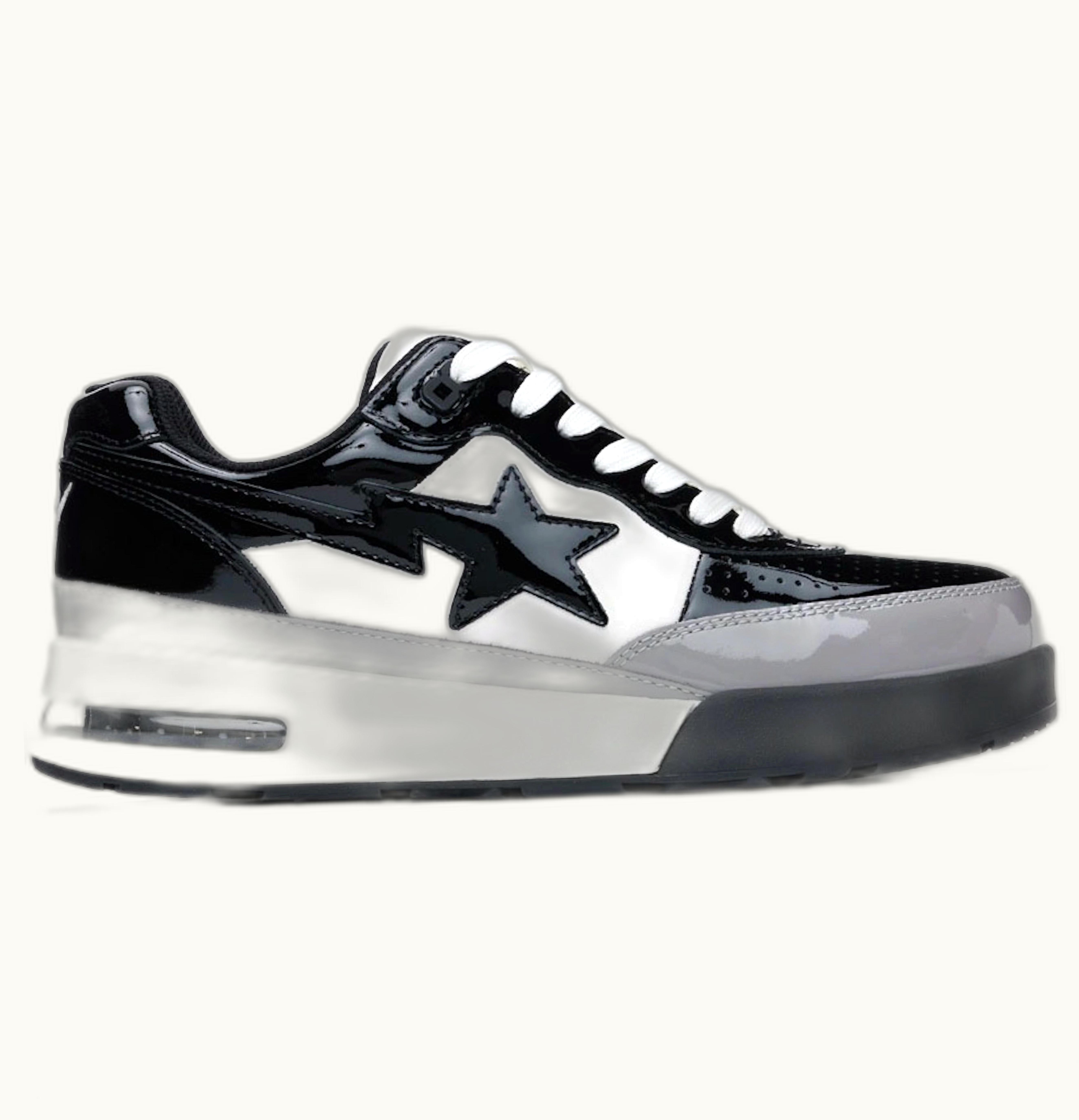 BAPE A Bathing Ape Bape Road Sta Black White
