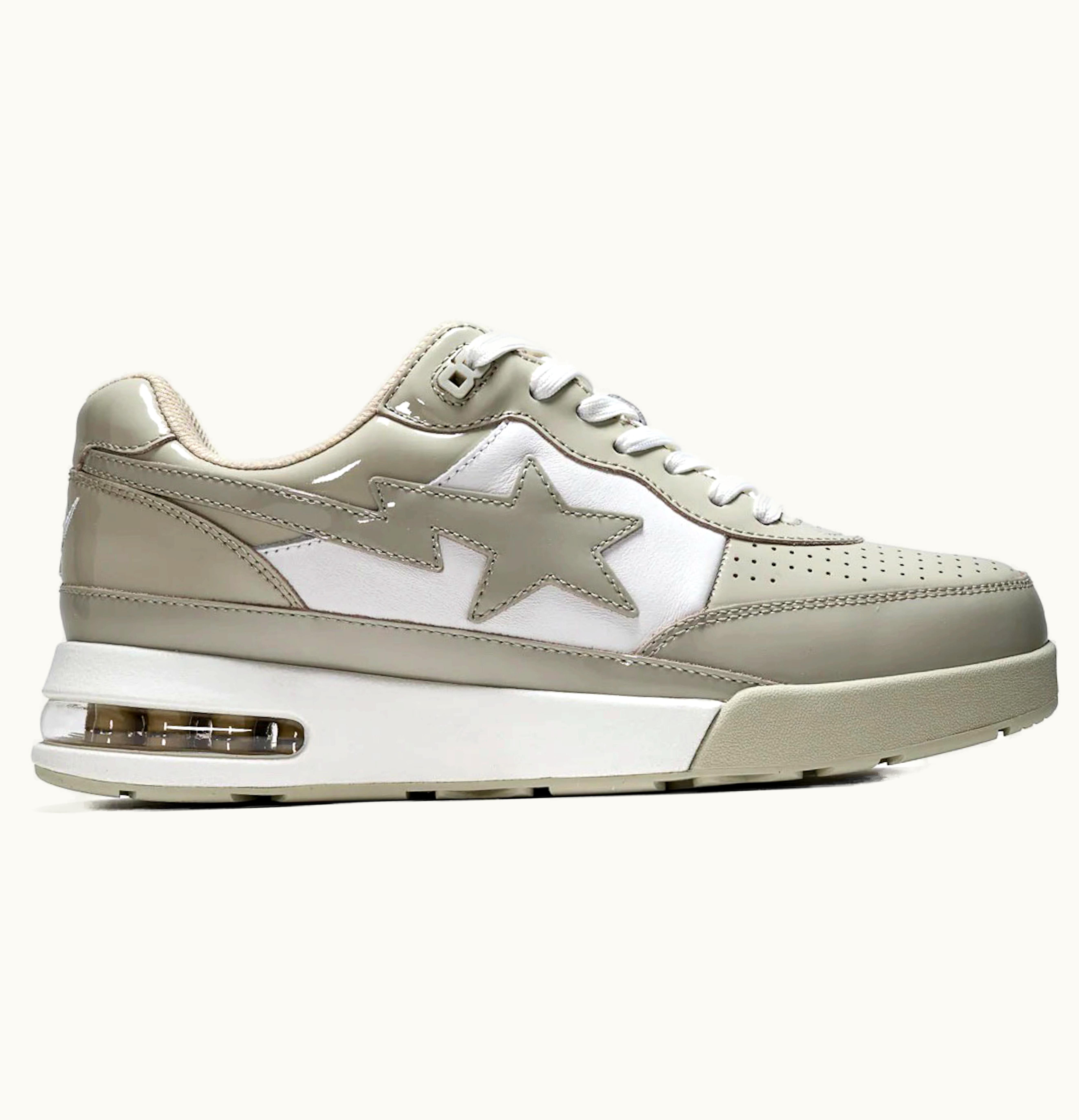 BAPE A Bathing Ape Bape Road Sta Beige White