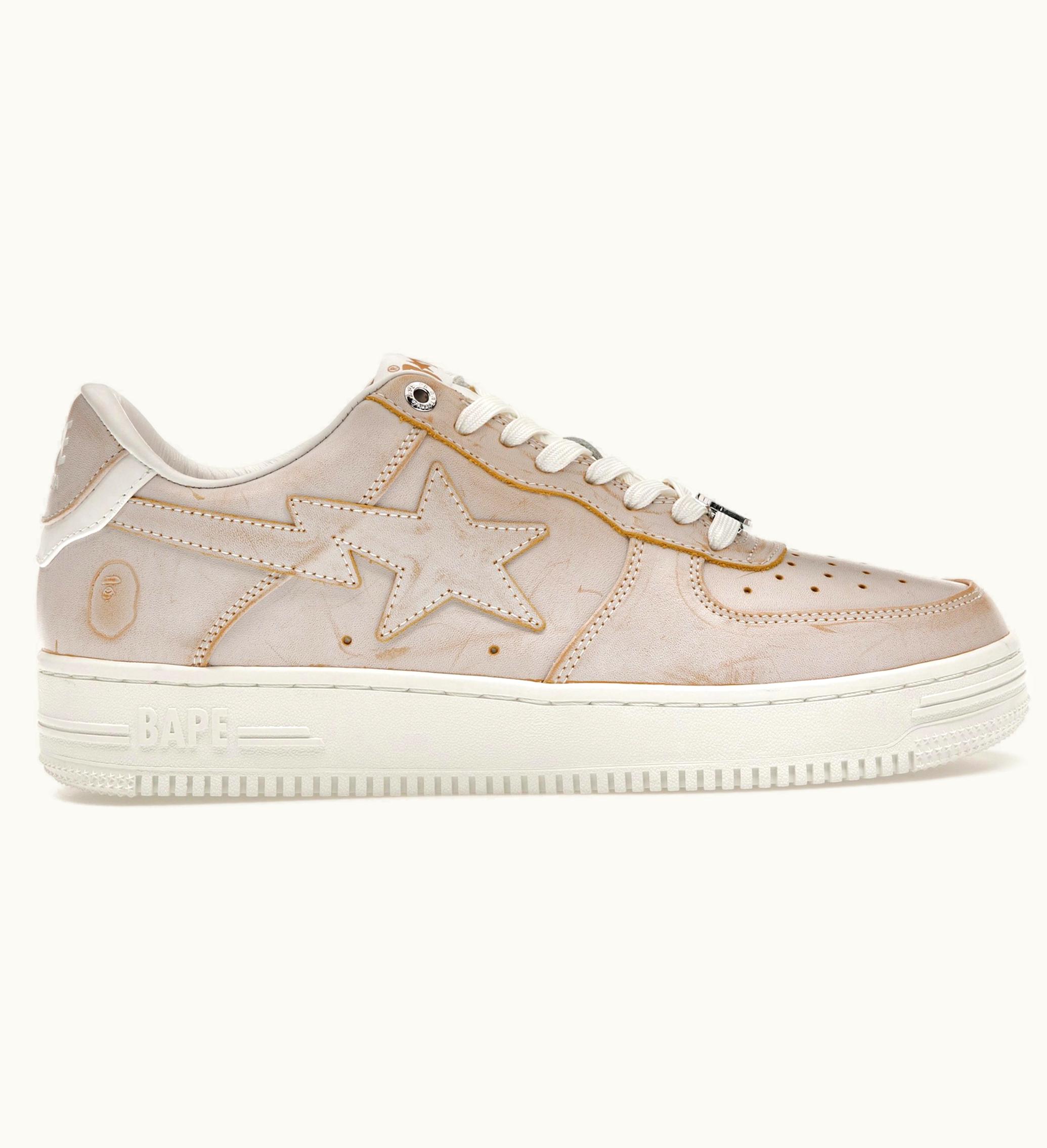 BAPE A Bathing Ape Bape Sta Wear Away Paint Beige
