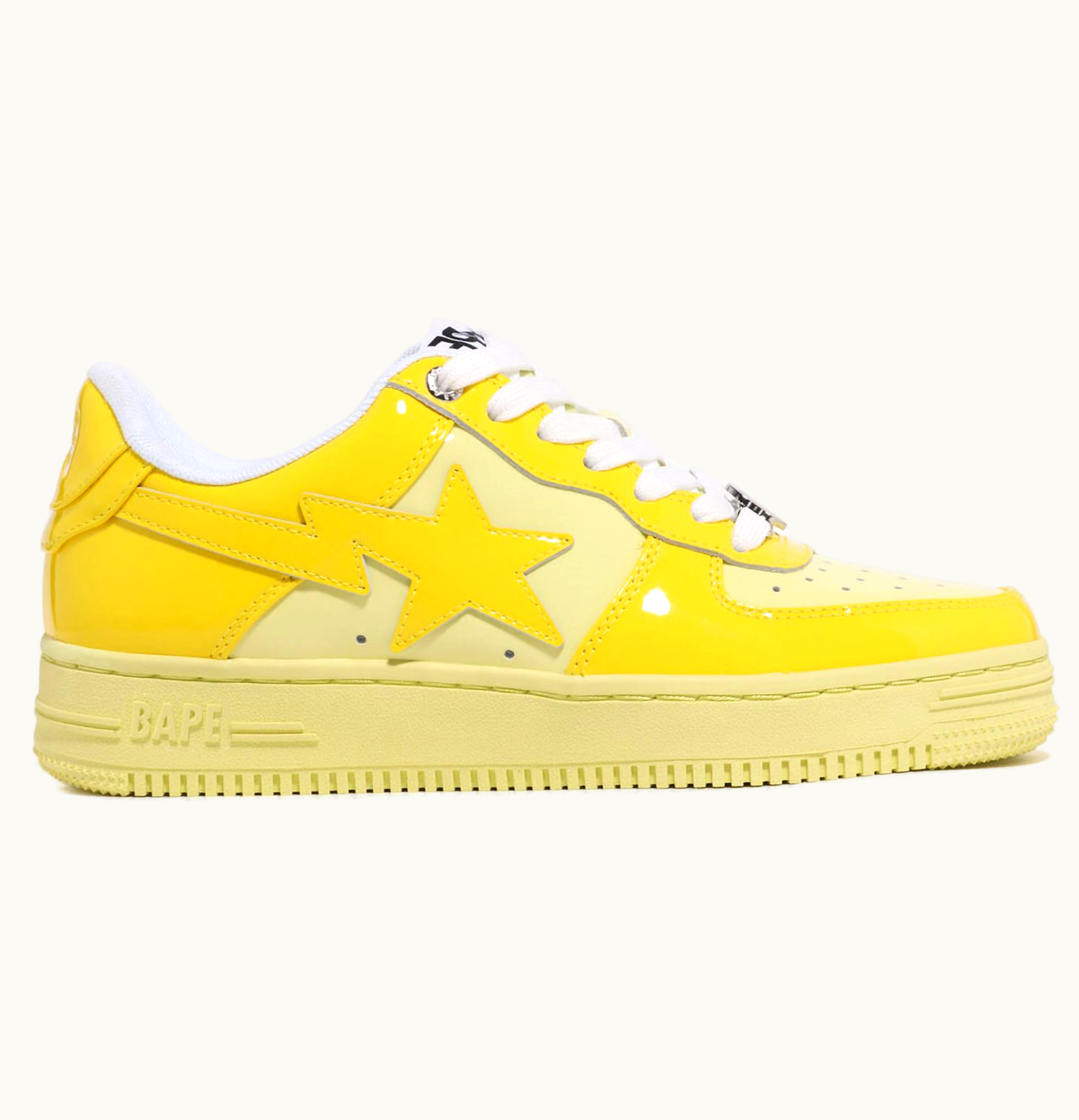 BAPE A Bathing Ape Colors Bape Sta Yellow Womens