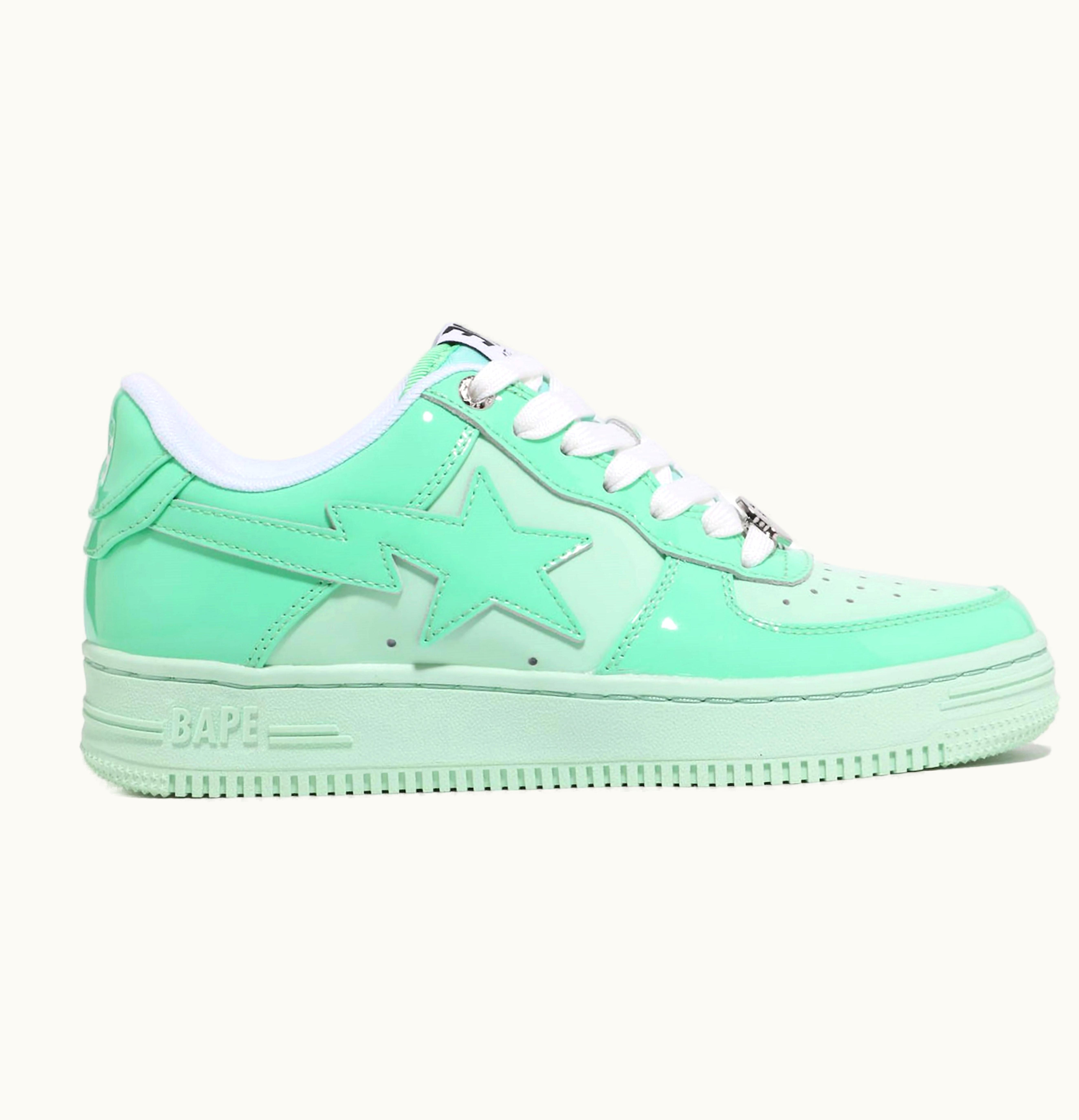 BAPE A Bathing Ape Colors Bape Sta Green Womens