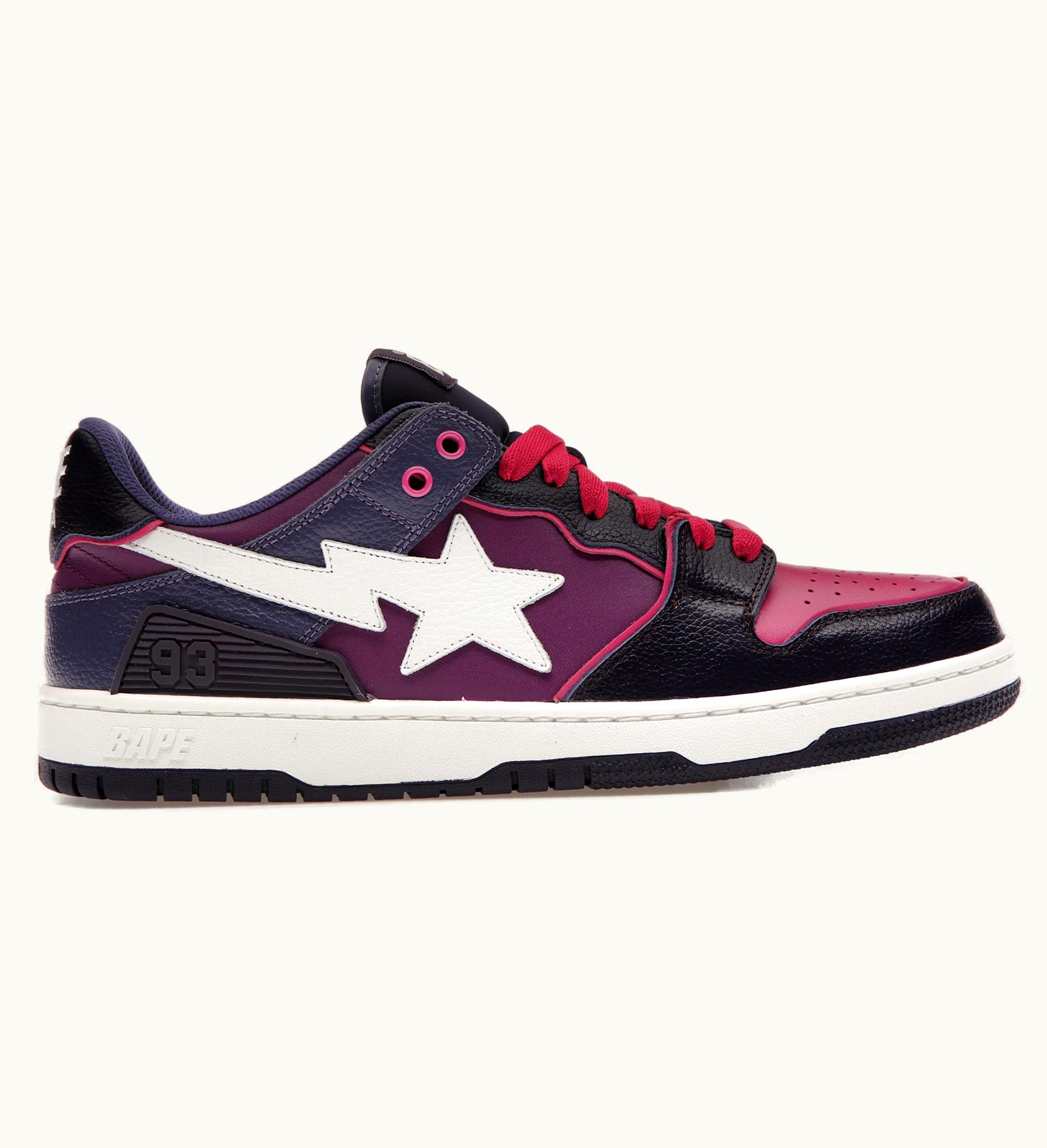 BAPE A Bathing Ape Bape Sk8 Sta Purple White