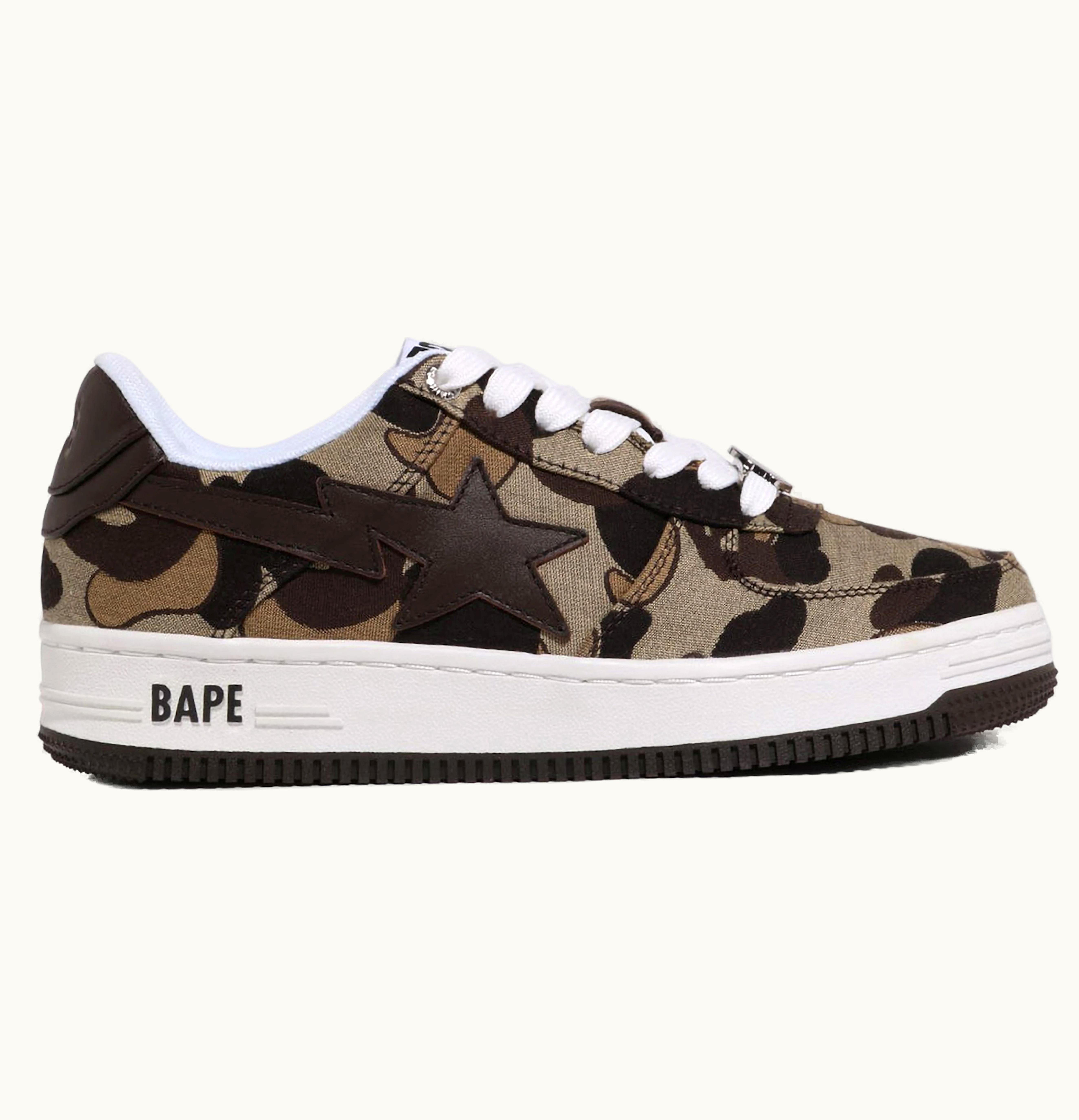 BAPE A Bathing Ape Bape Sta Cookie Camo 2 Brown