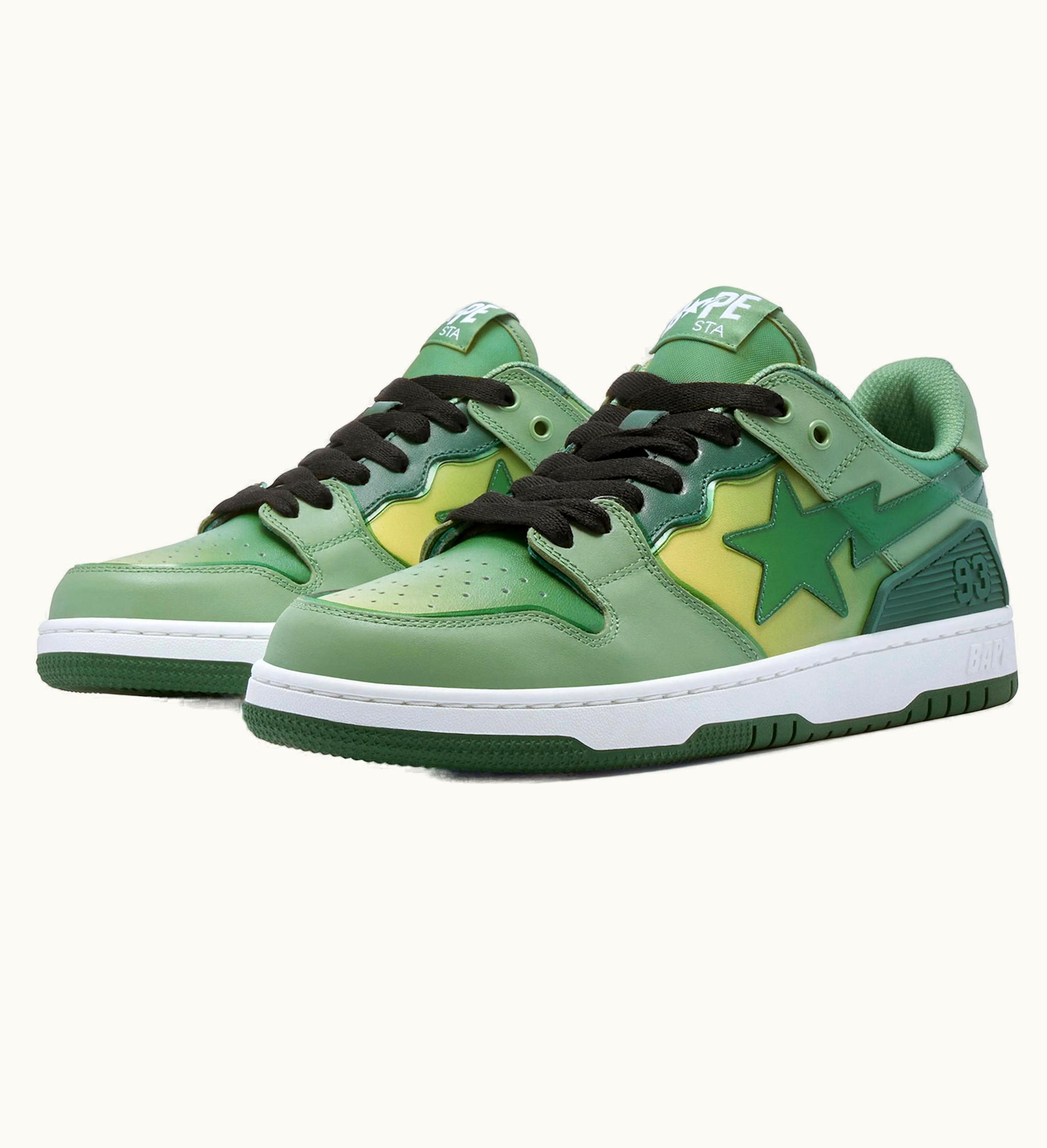 BAPE A Bathing Ape Bape Sk8 Sta Green Gradation