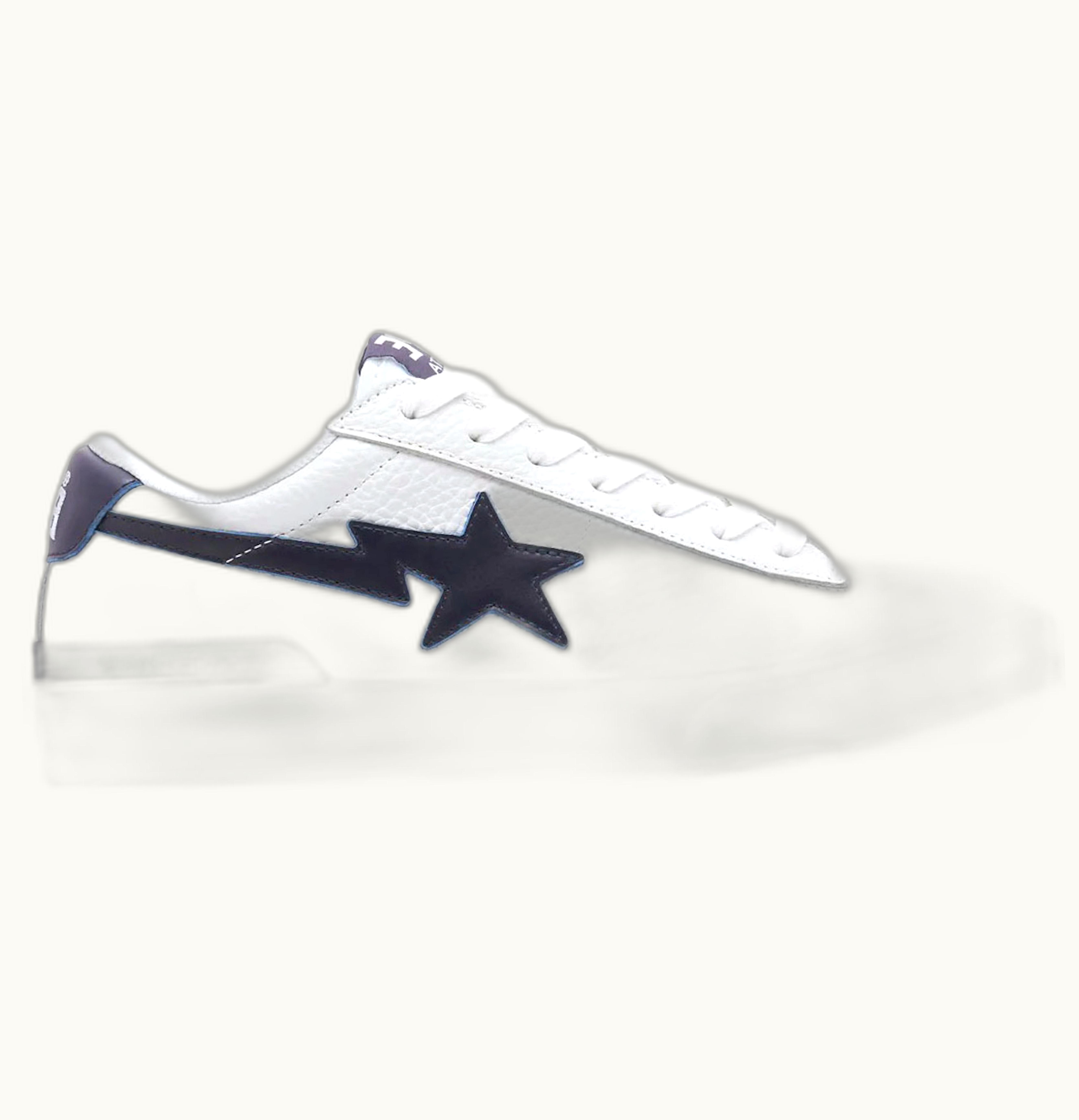 BAPE A Bathing Ape Mad Sta White Navy