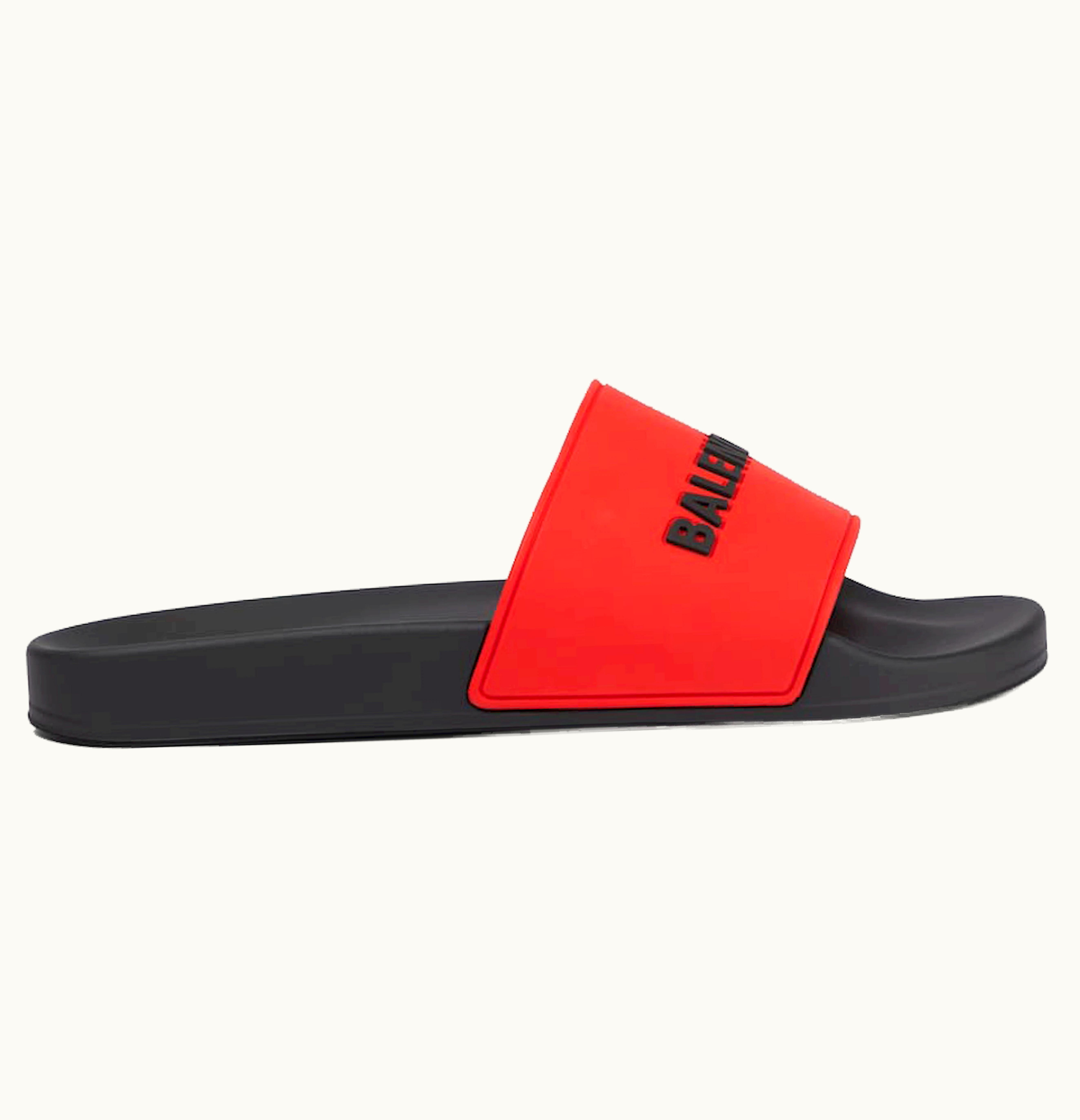 Balenciaga Pool Slide Blood Red Black