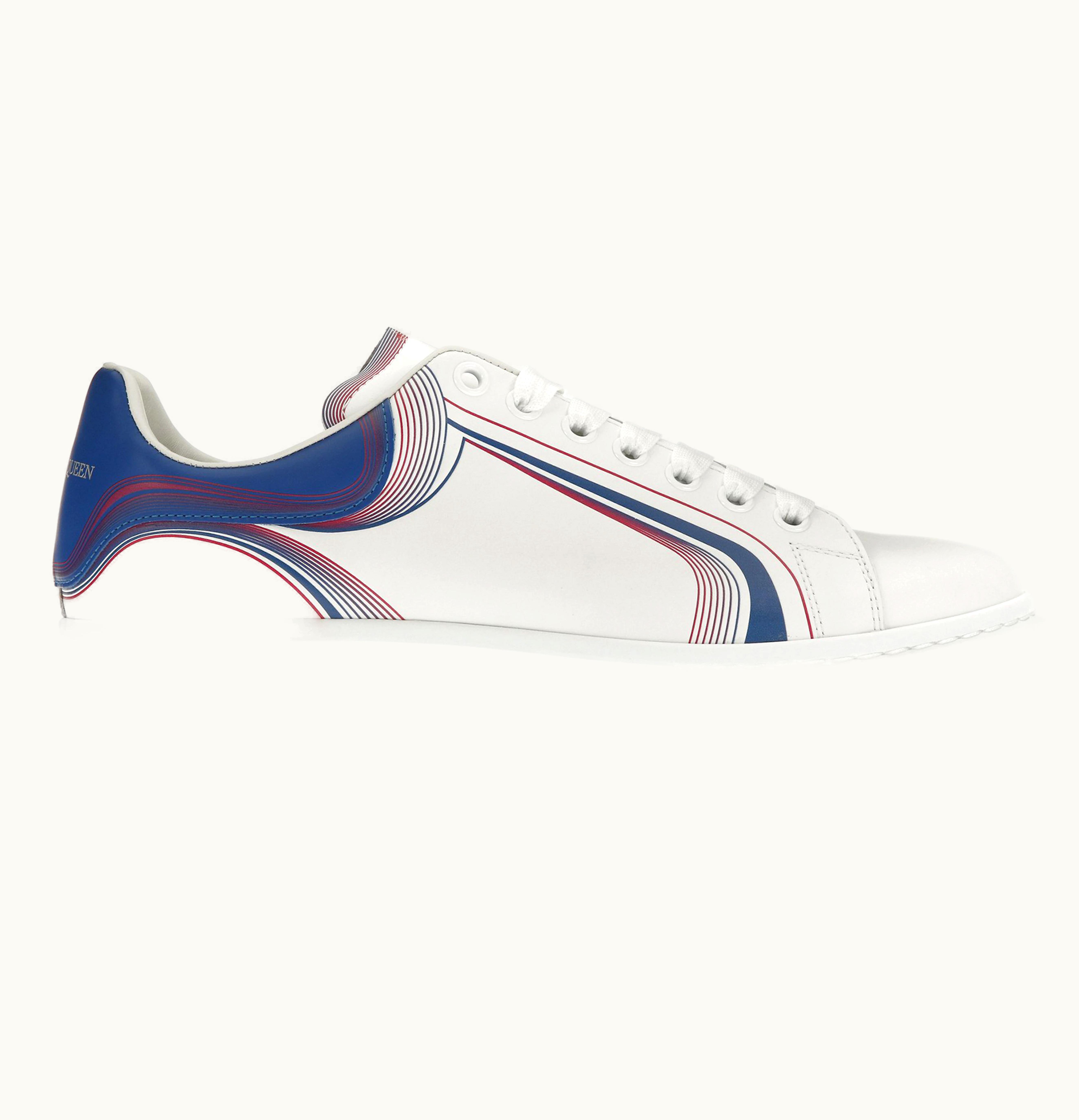 Alexander McQueen Oversized White Galactic Blue