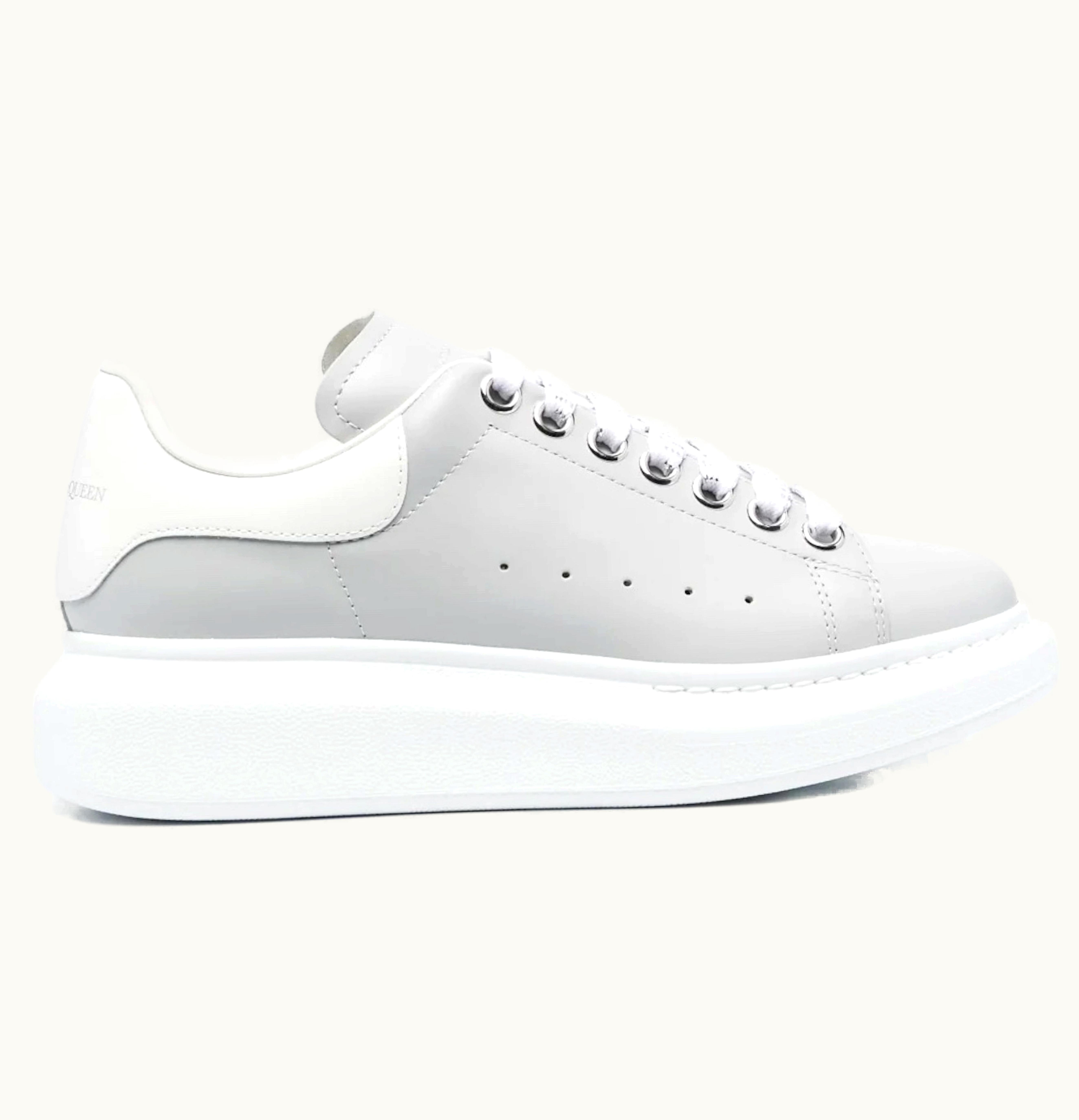 Alexander McQueen Oversized Light Grey Womens