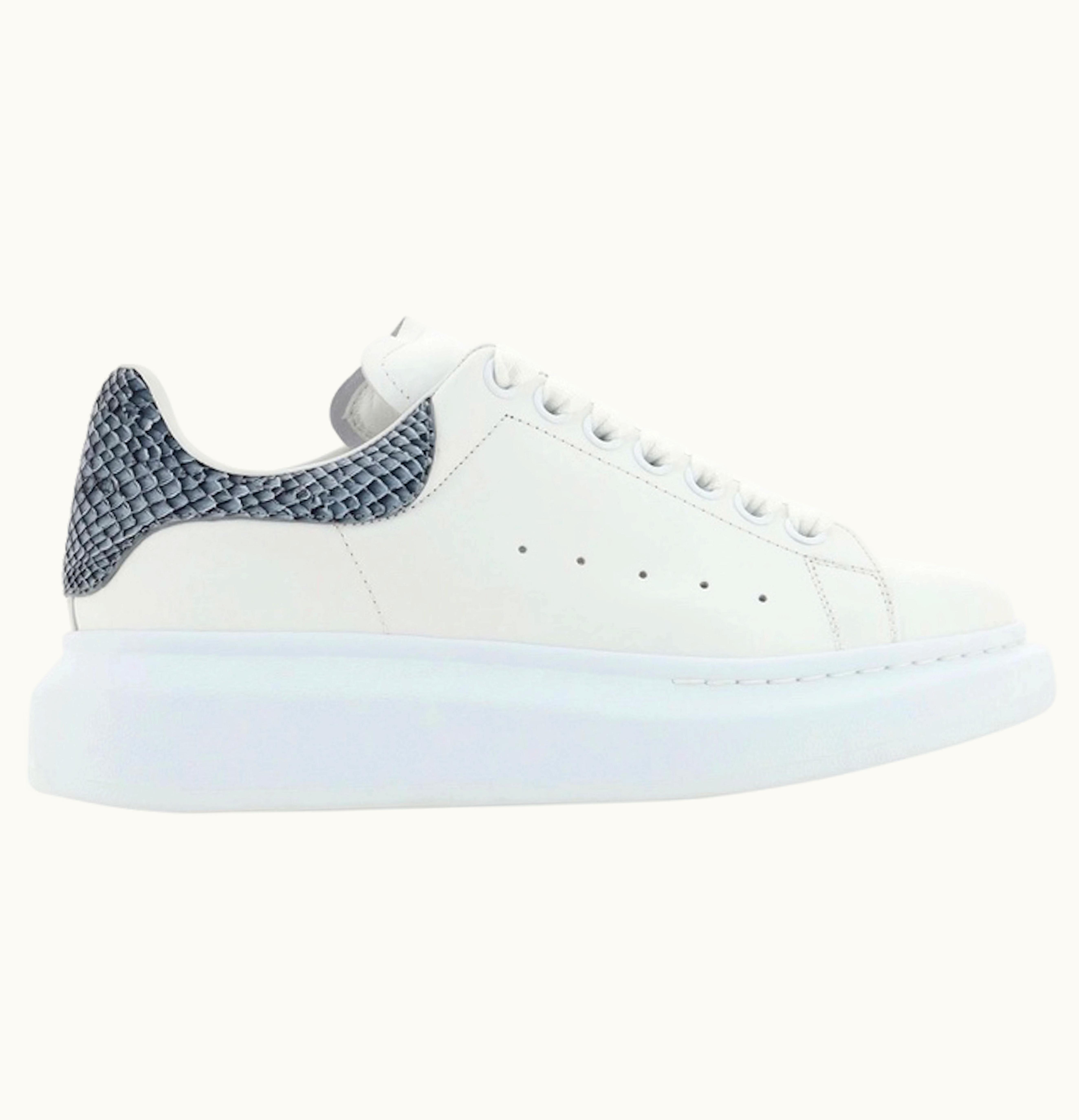 Alexander McQueen Oversized White Ice Snake Womens