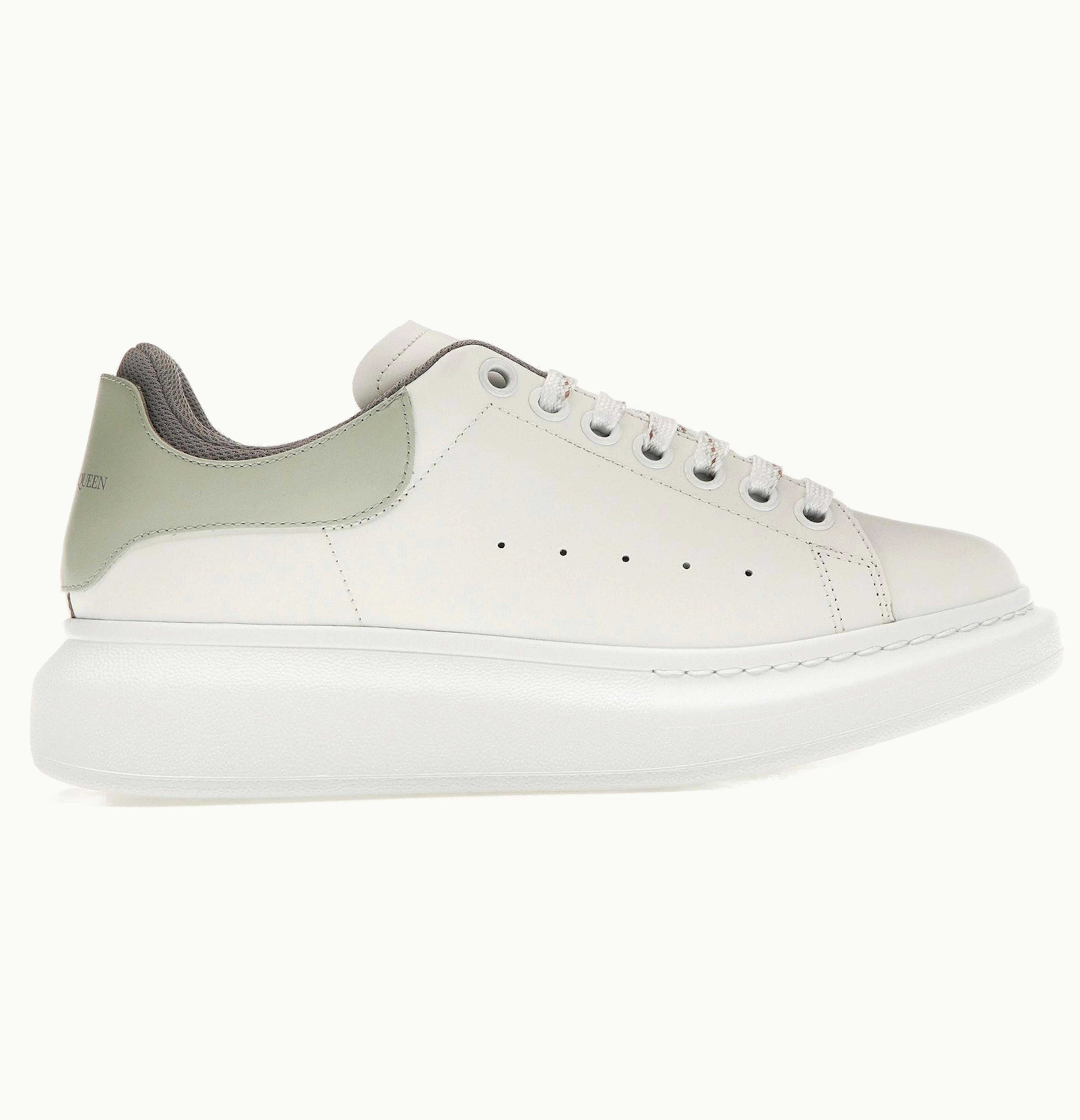 Alexander McQueen Oversized White Mint Cement Womens