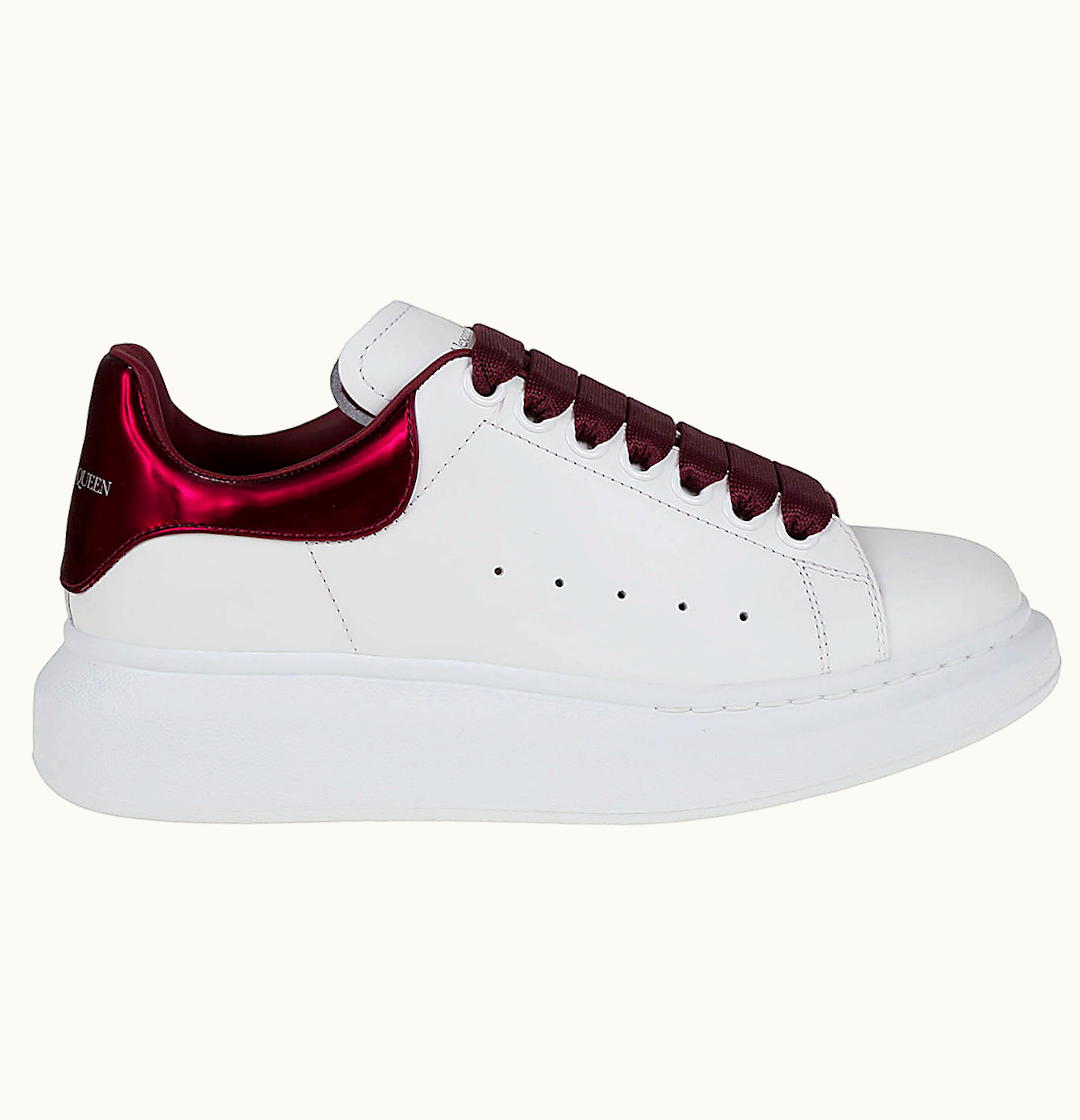 Alexander McQueen Oversized White Lipstick Womens