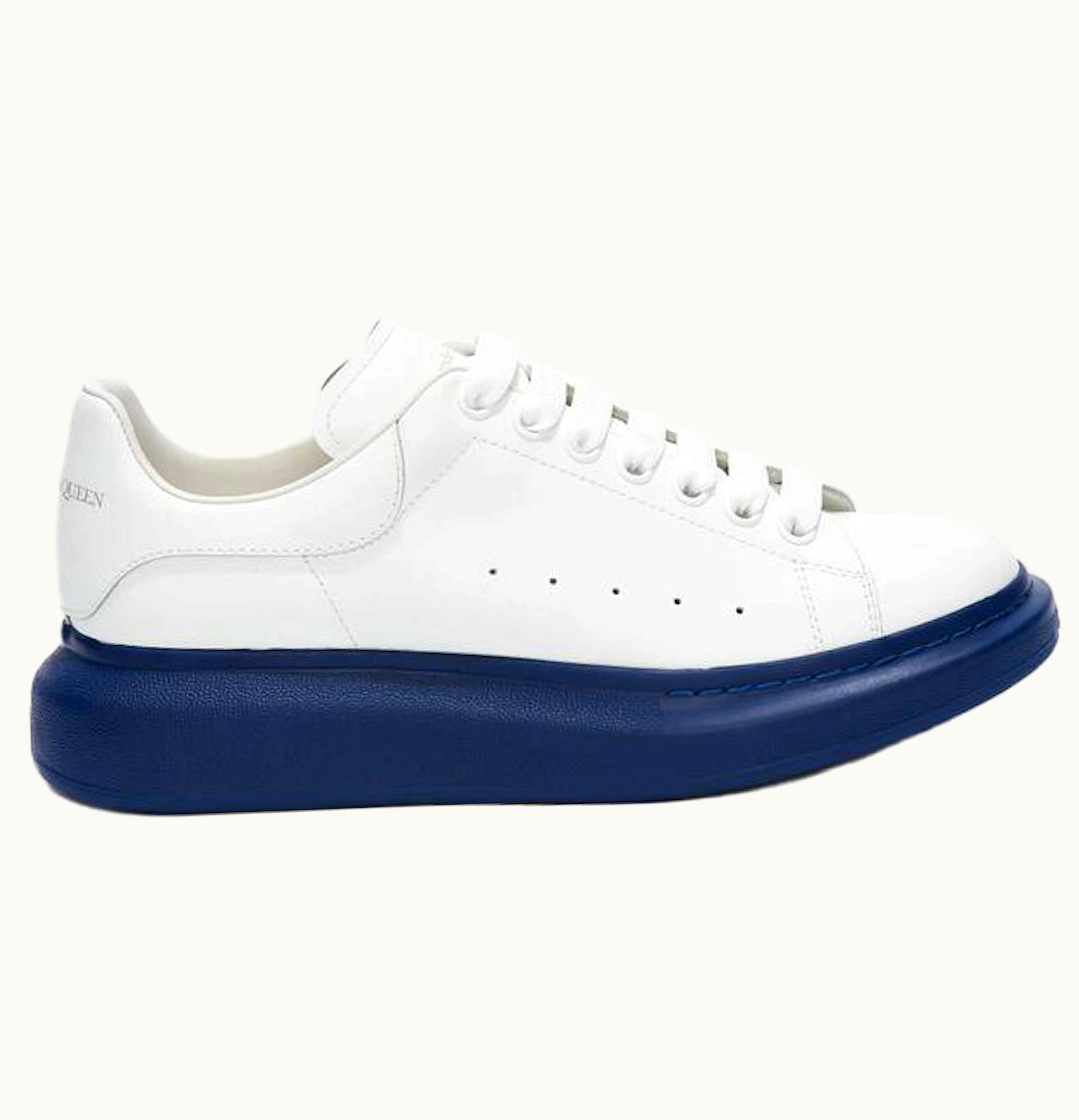 Alexander McQueen Oversized White Pastel Blue Sole W