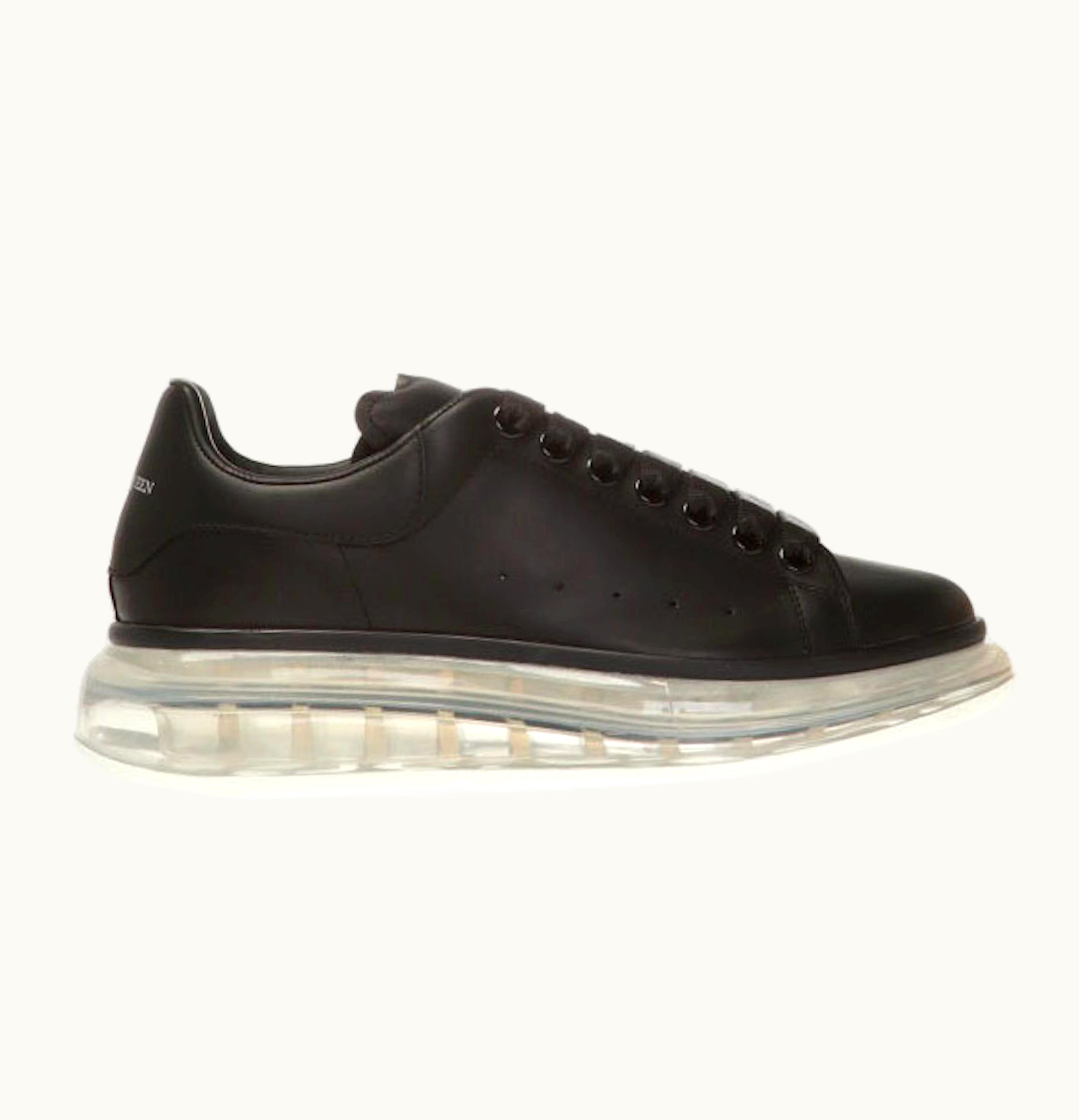 Alexander McQueen Oversized Black Clear Sole W