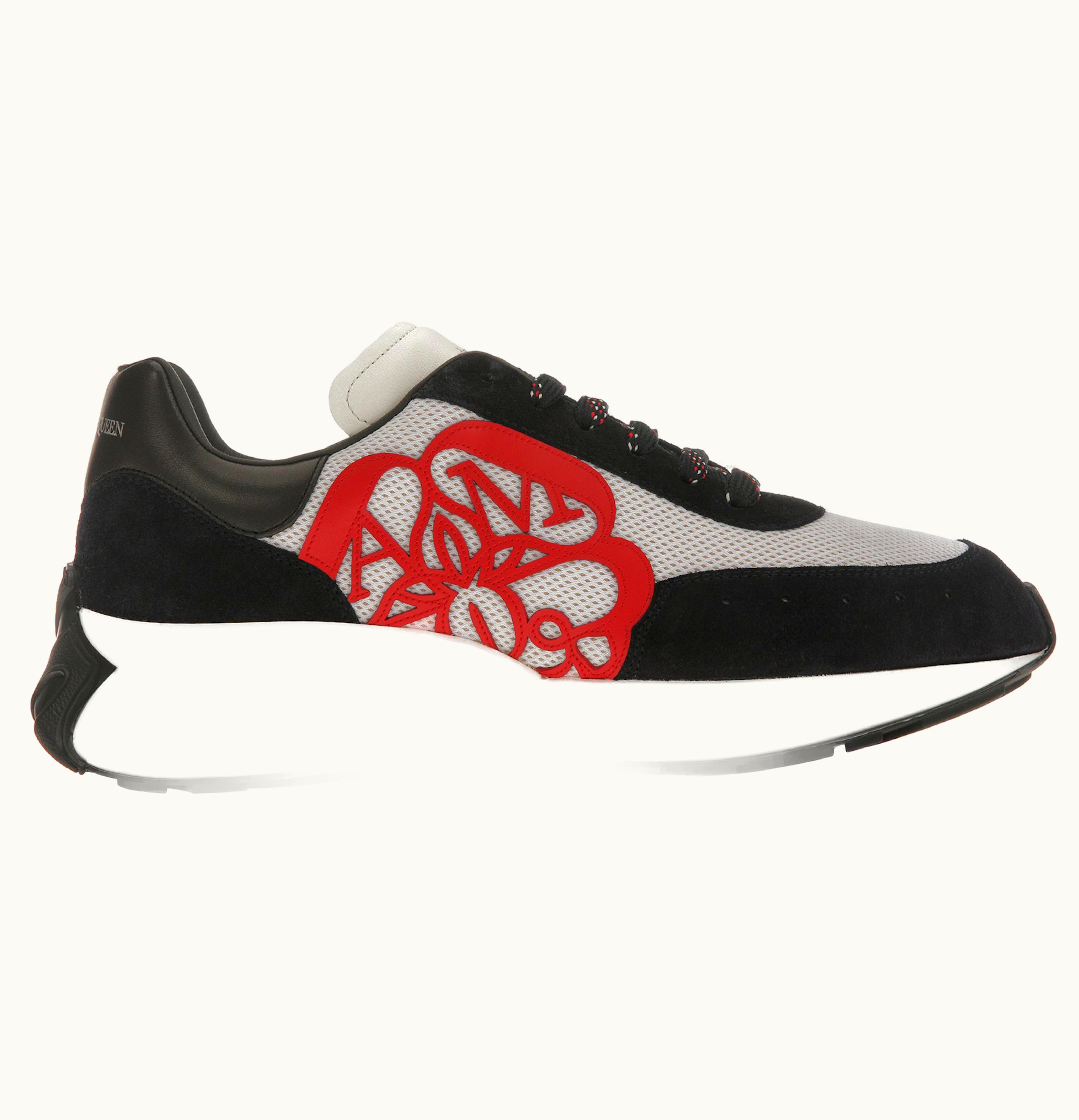 Alexander McQueen Sprint Runner Black Red