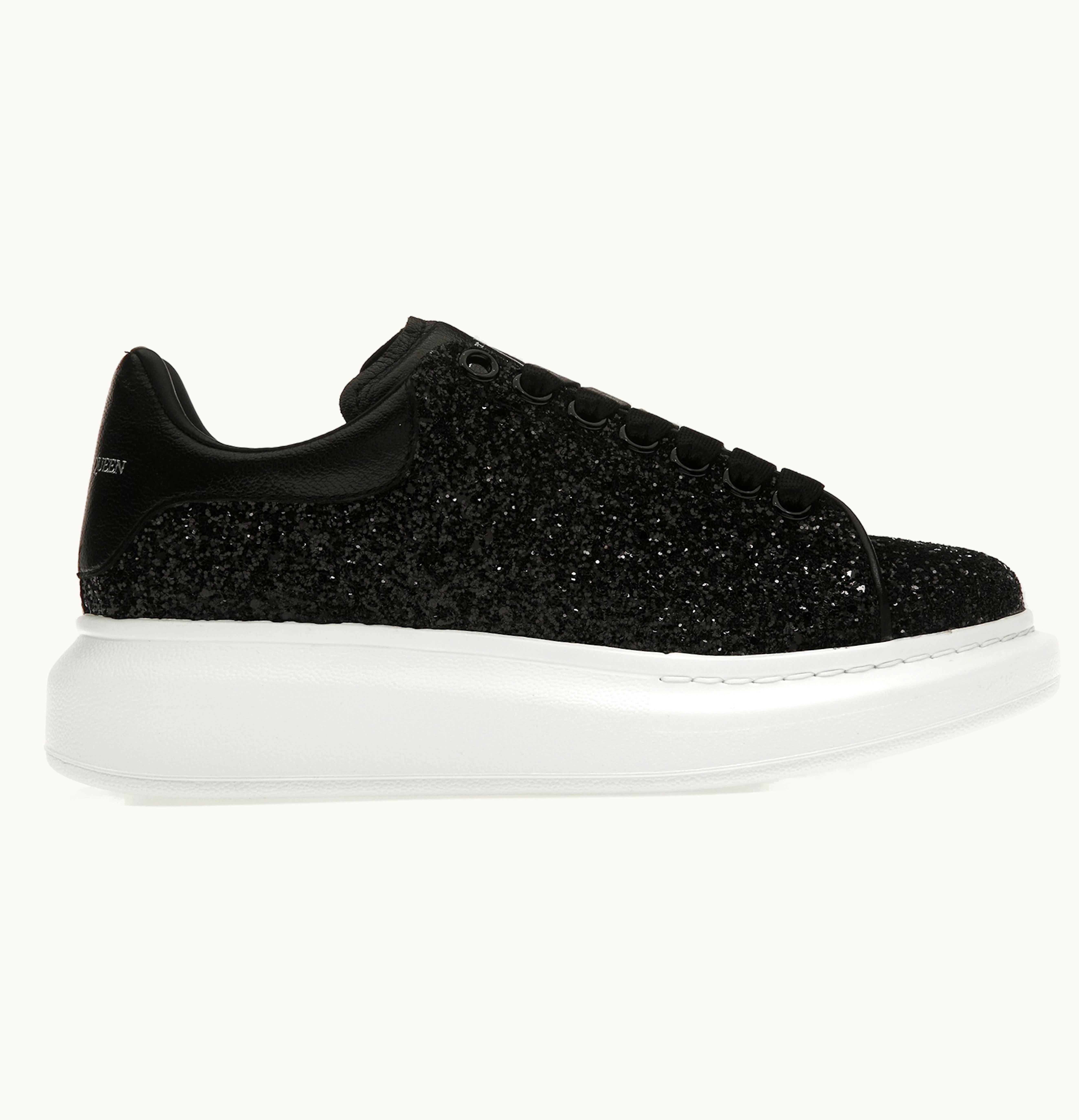 Alexander McQueen Oversized Black Glitter W