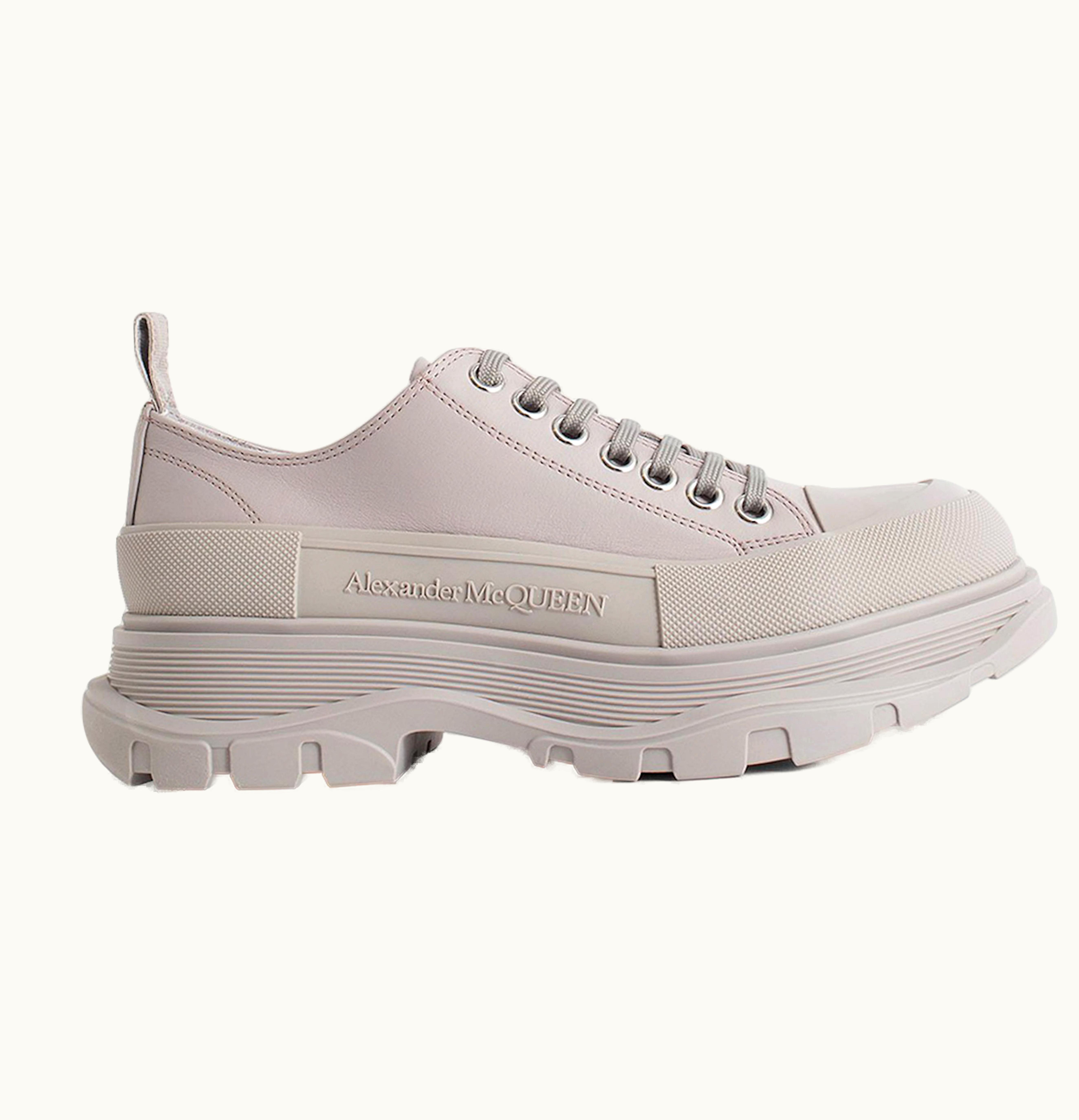 Alexander McQueen Tread Slick Low Lace Up Grey W