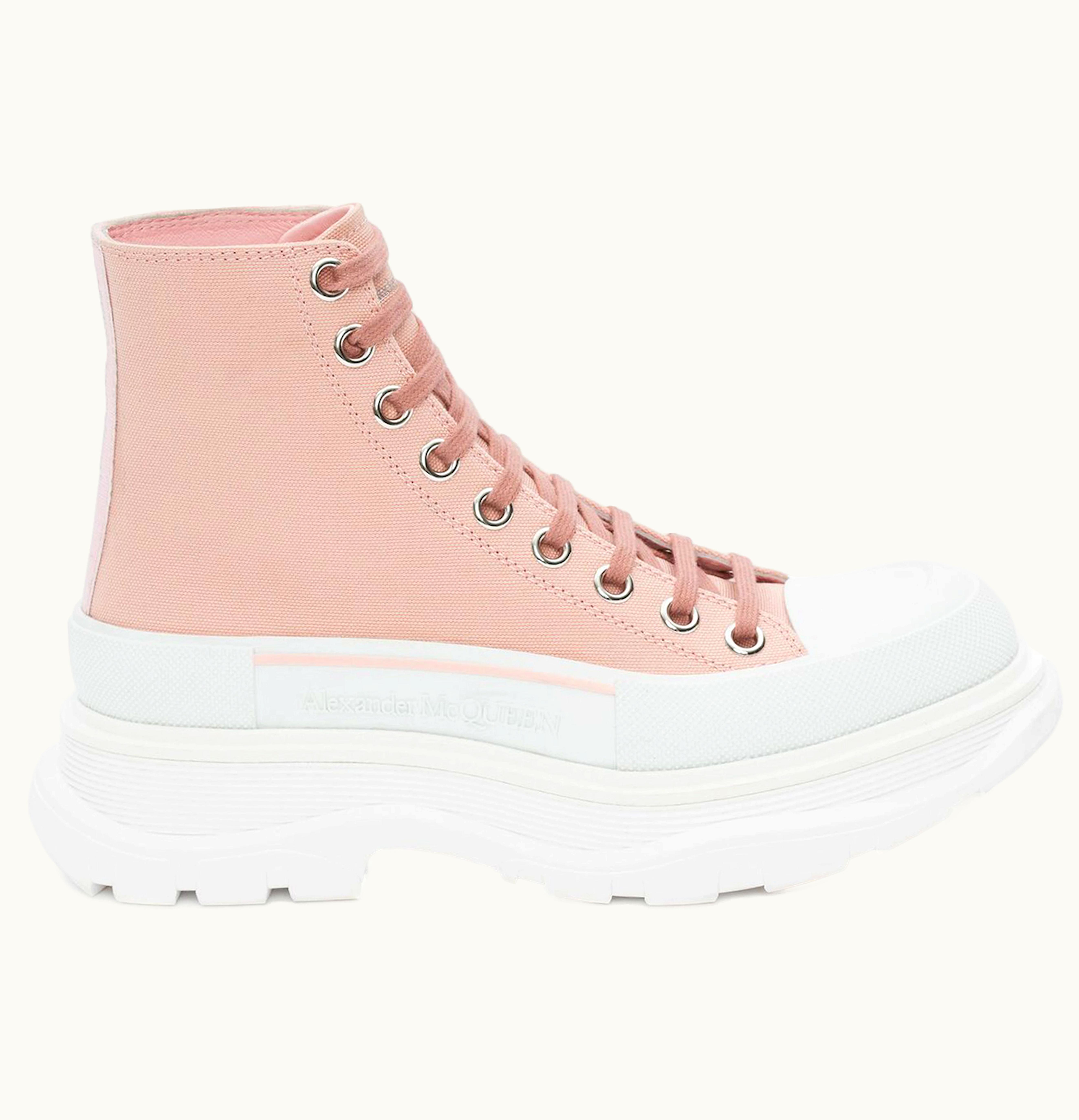 Alexander McQueen Tread Slick Boot Magnolia White W