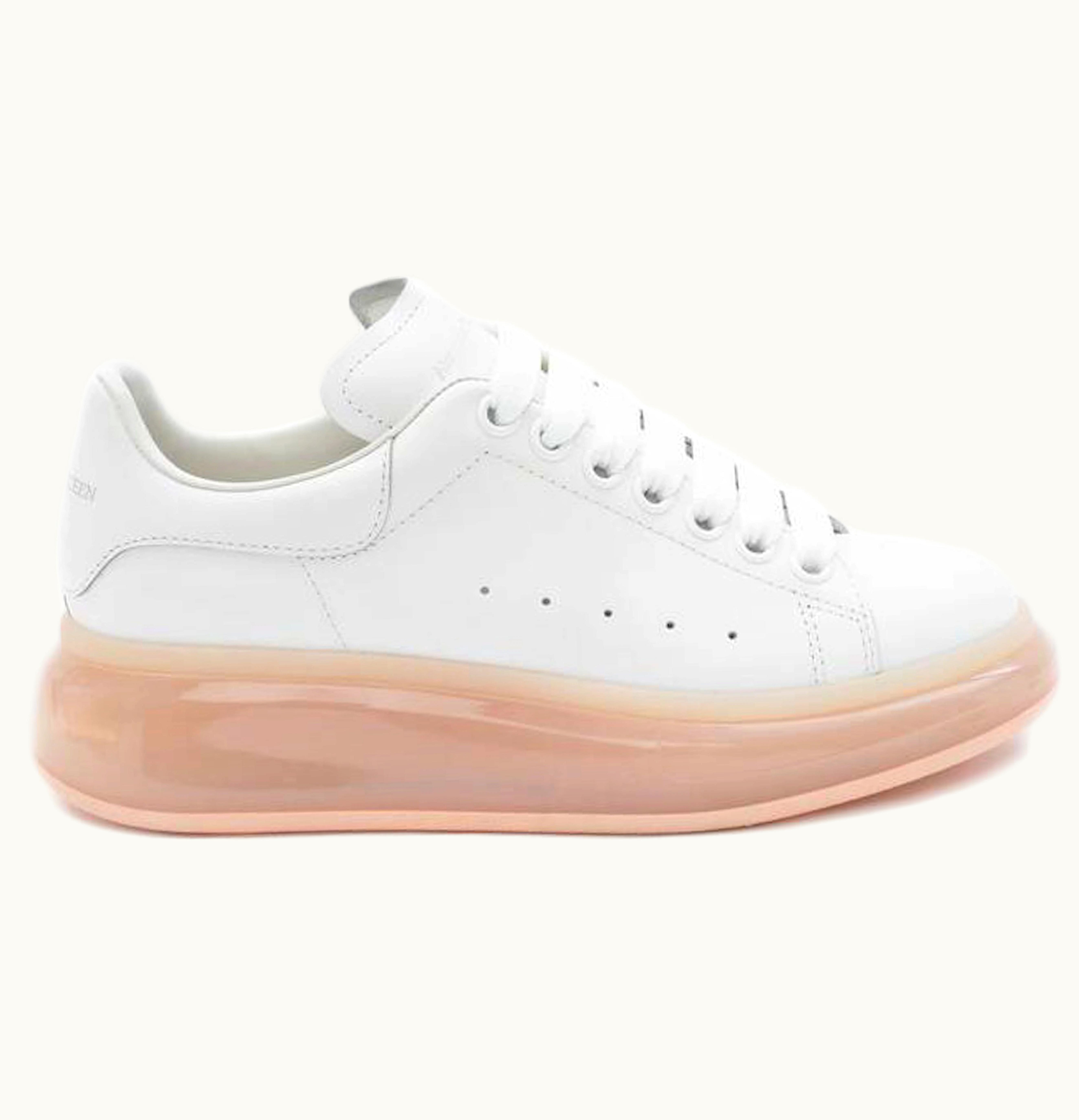 Alexander McQueen Oversized Rose Gold Transparent W