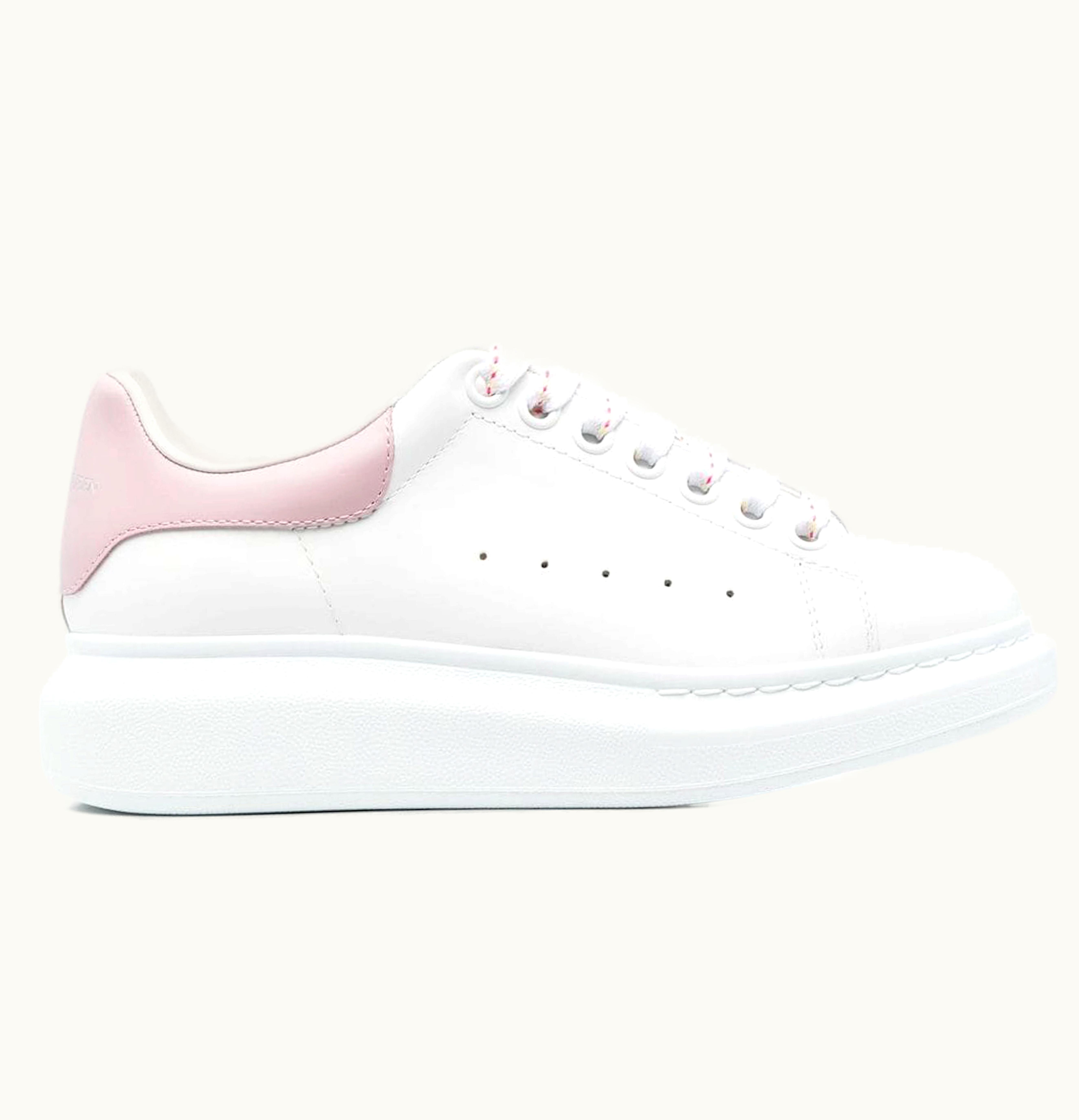 Alexander McQueen Oversized White Light Pink