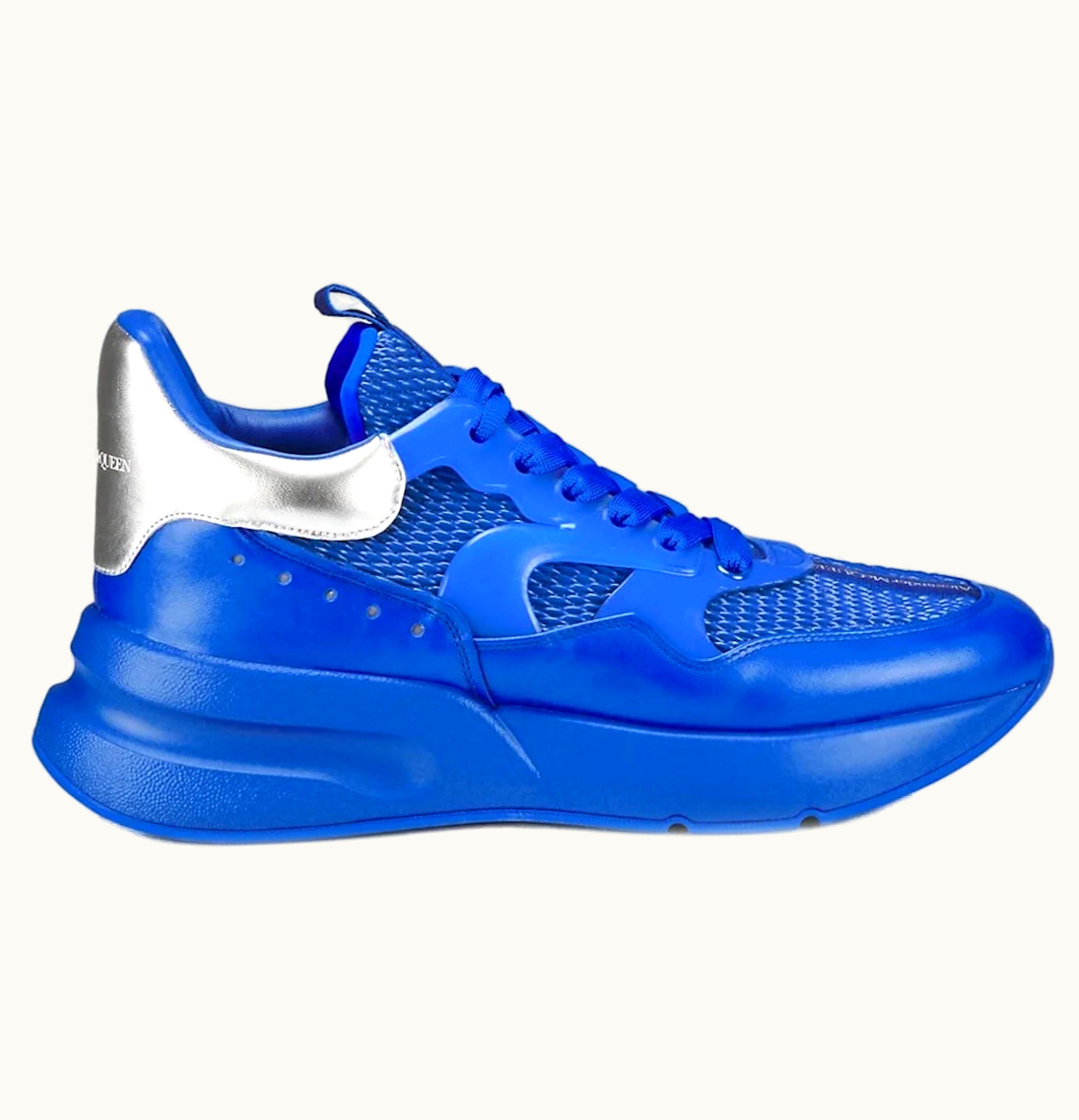Alexander McQueen Oversized Runner Ultramarine Silver