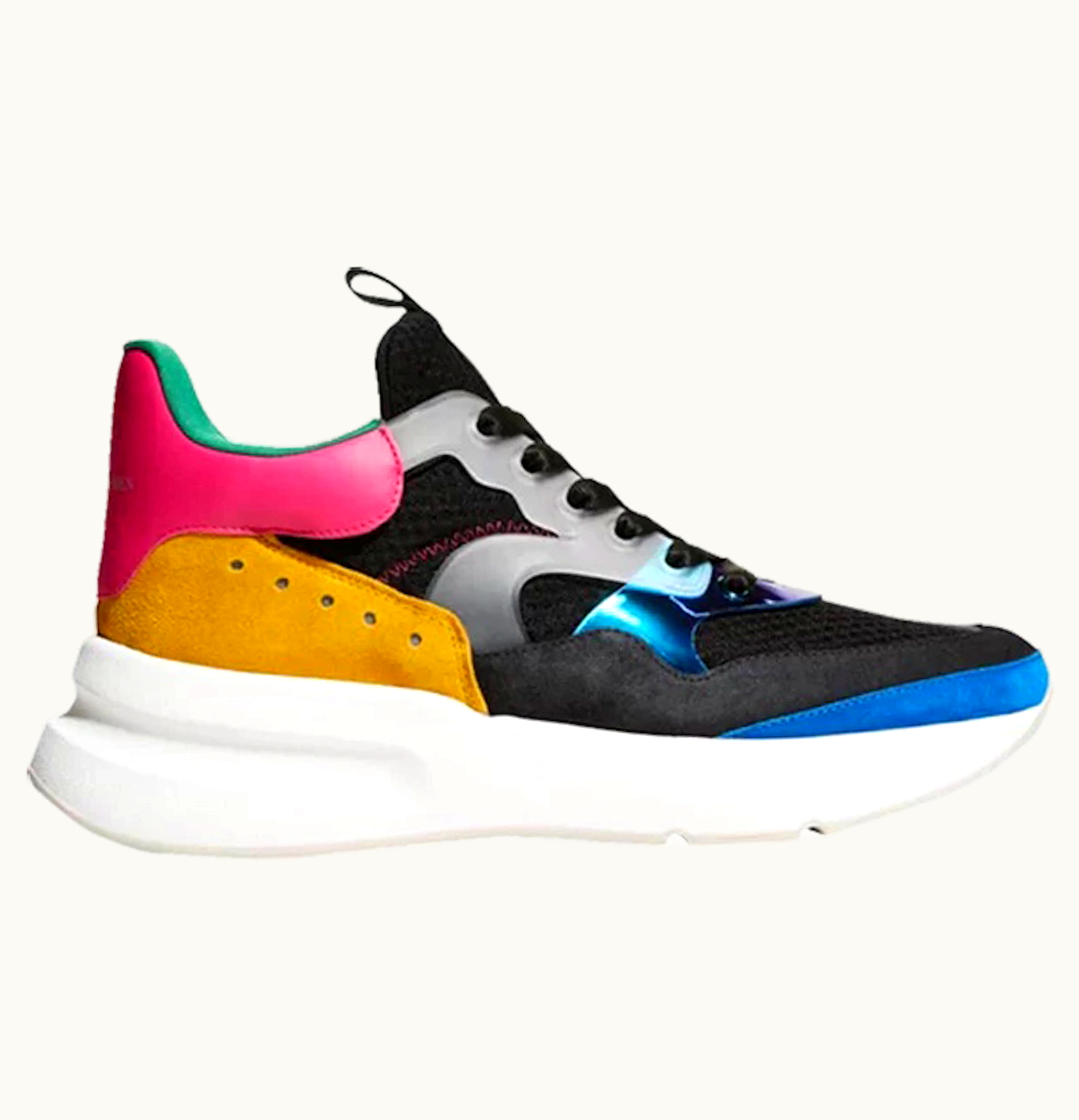 Alexander McQueen Oversized Runner Colorblock Iridescent
