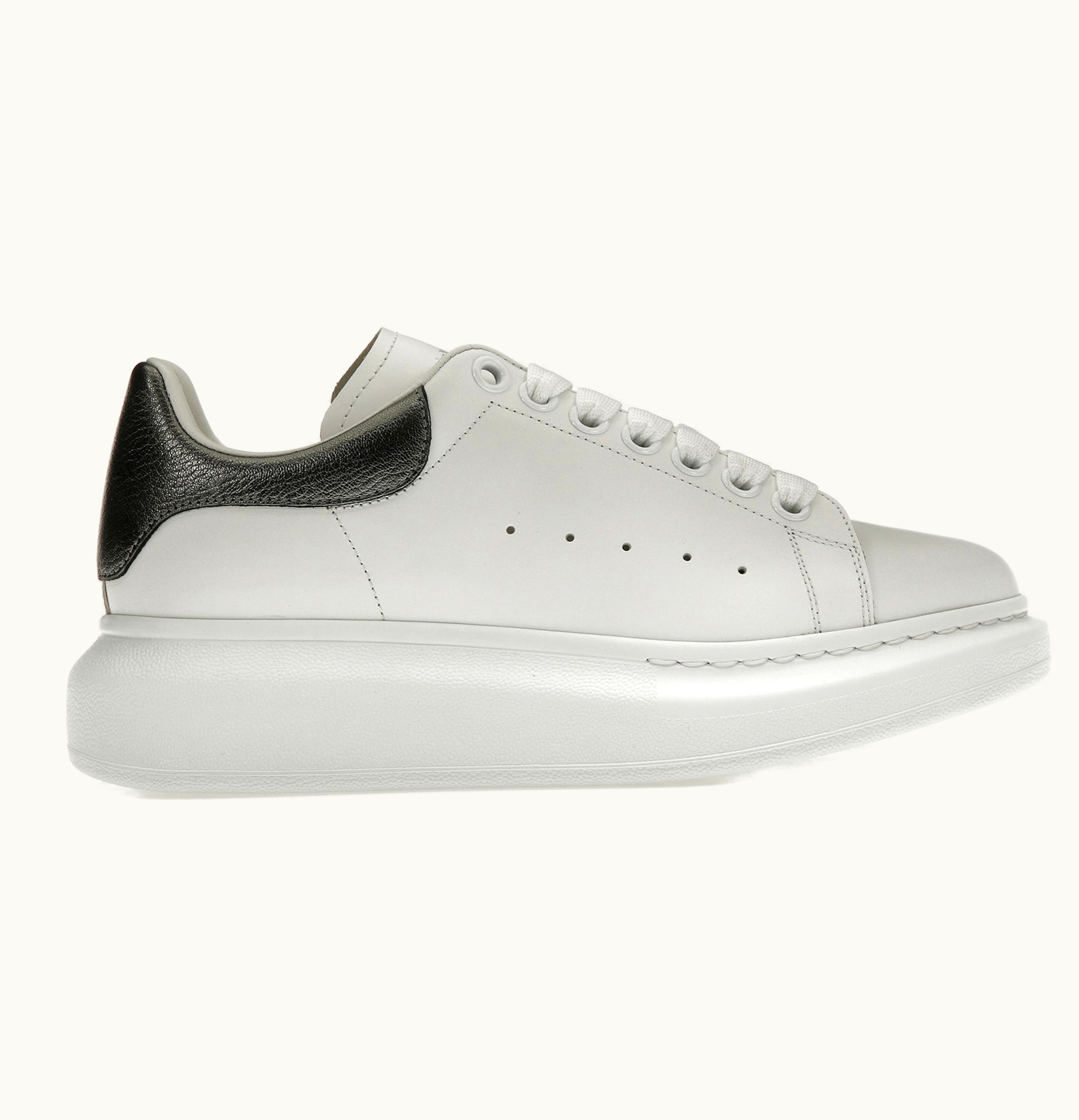 Alexander McQueen Oversized White Metallic W