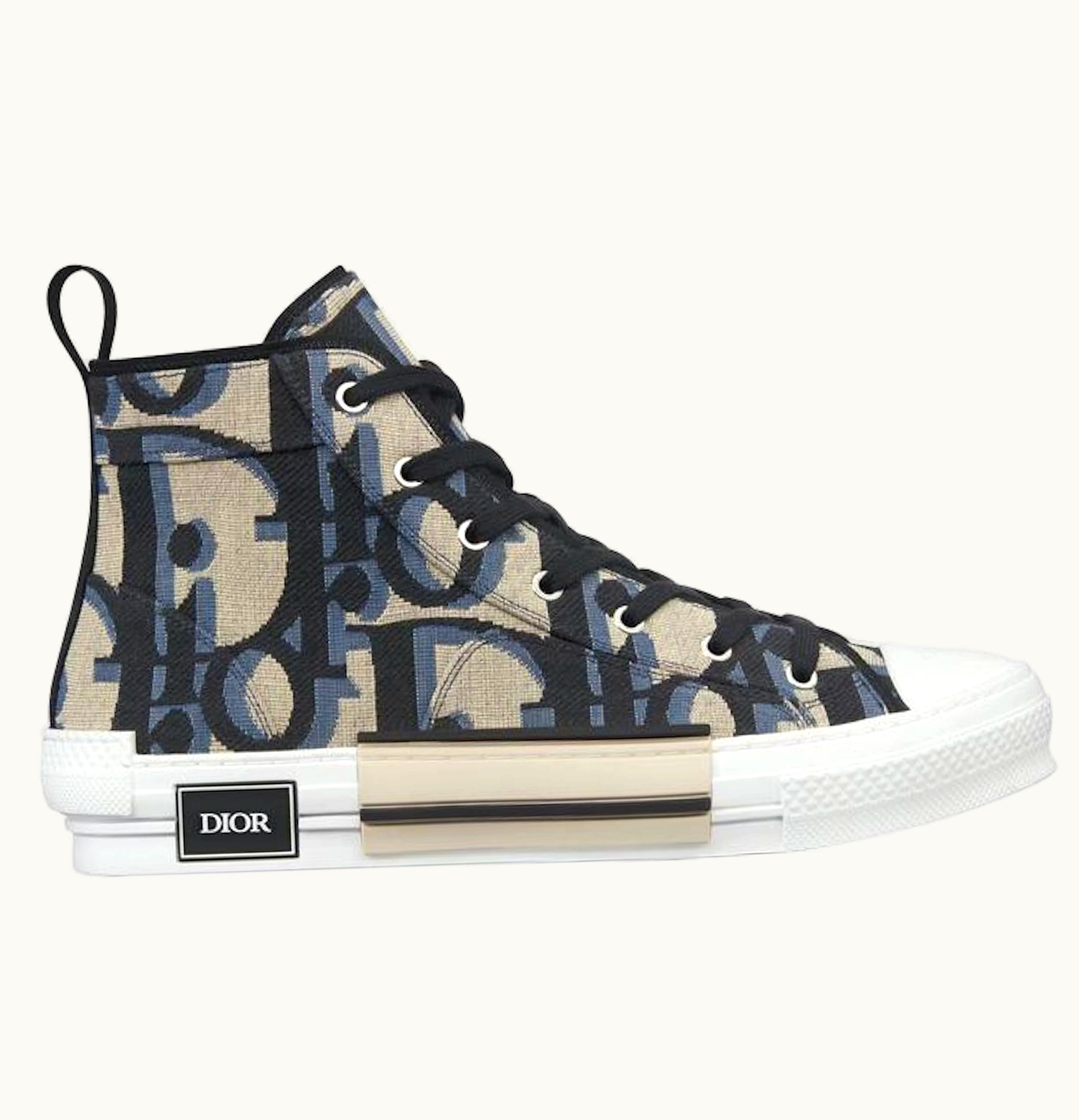 Dior B23 High Maxi Dior Oblique Beige Black