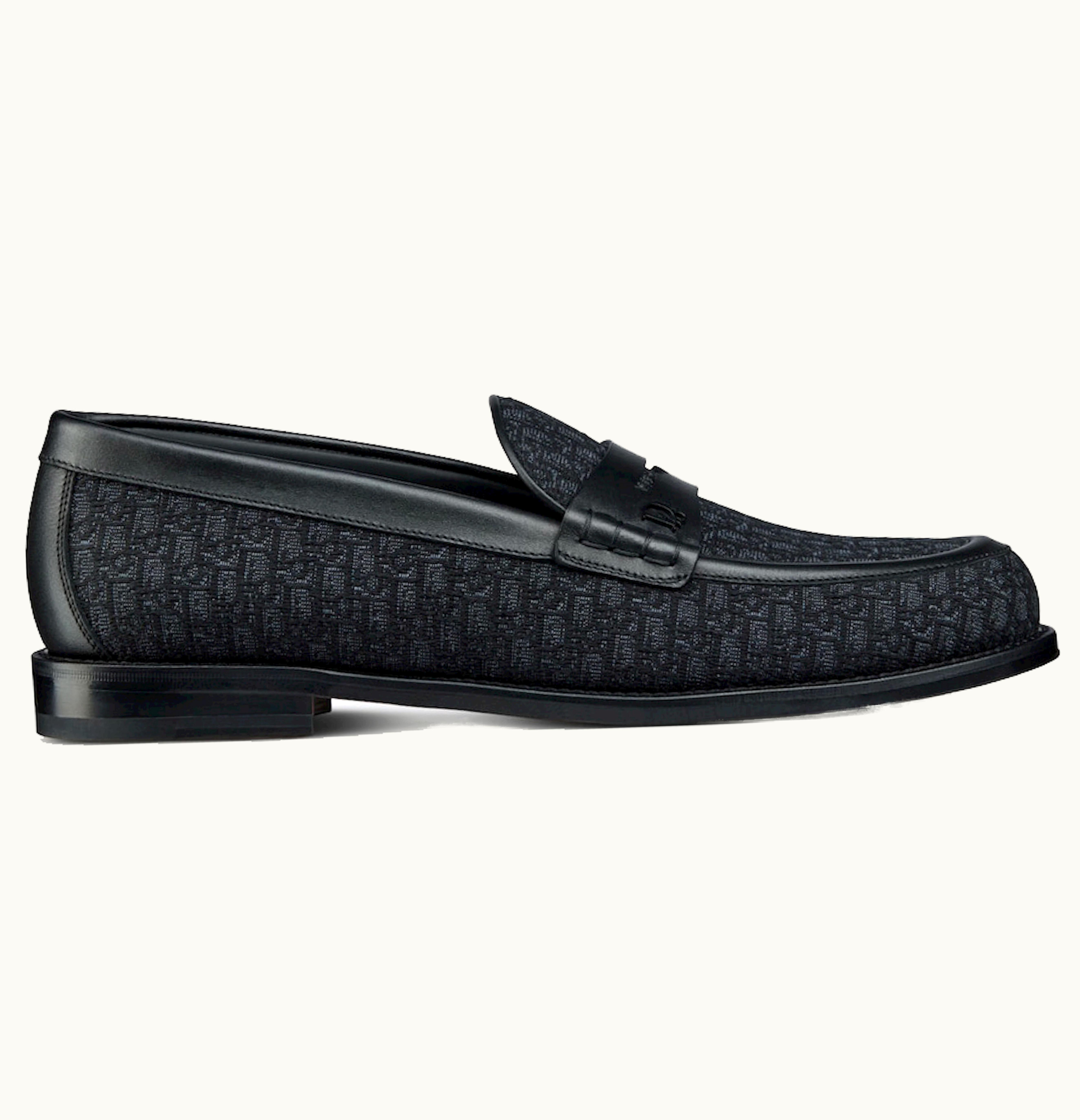 Dior Granville Loafer Black Canvas