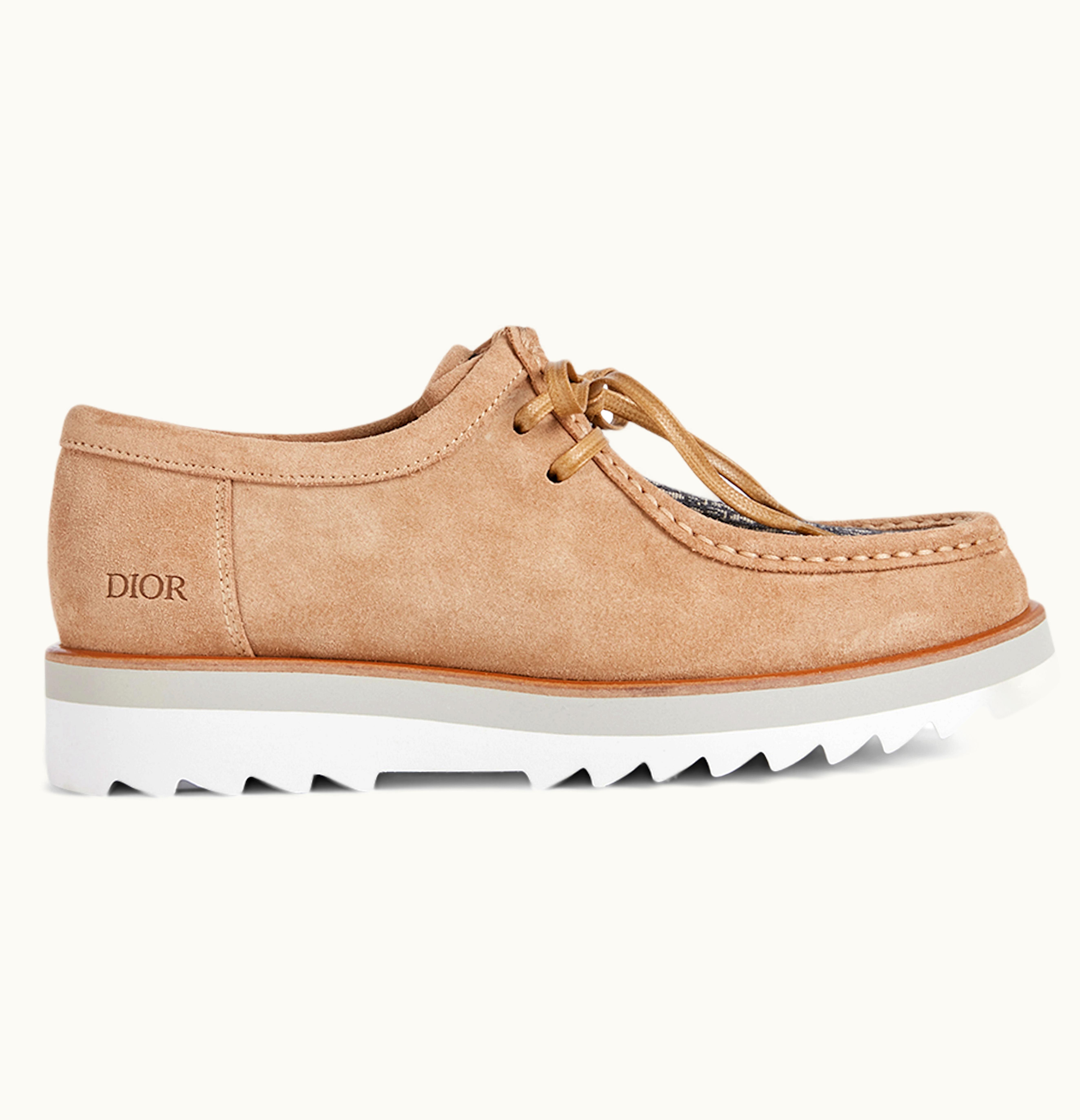 Dior Boat Shoe Beige Suede