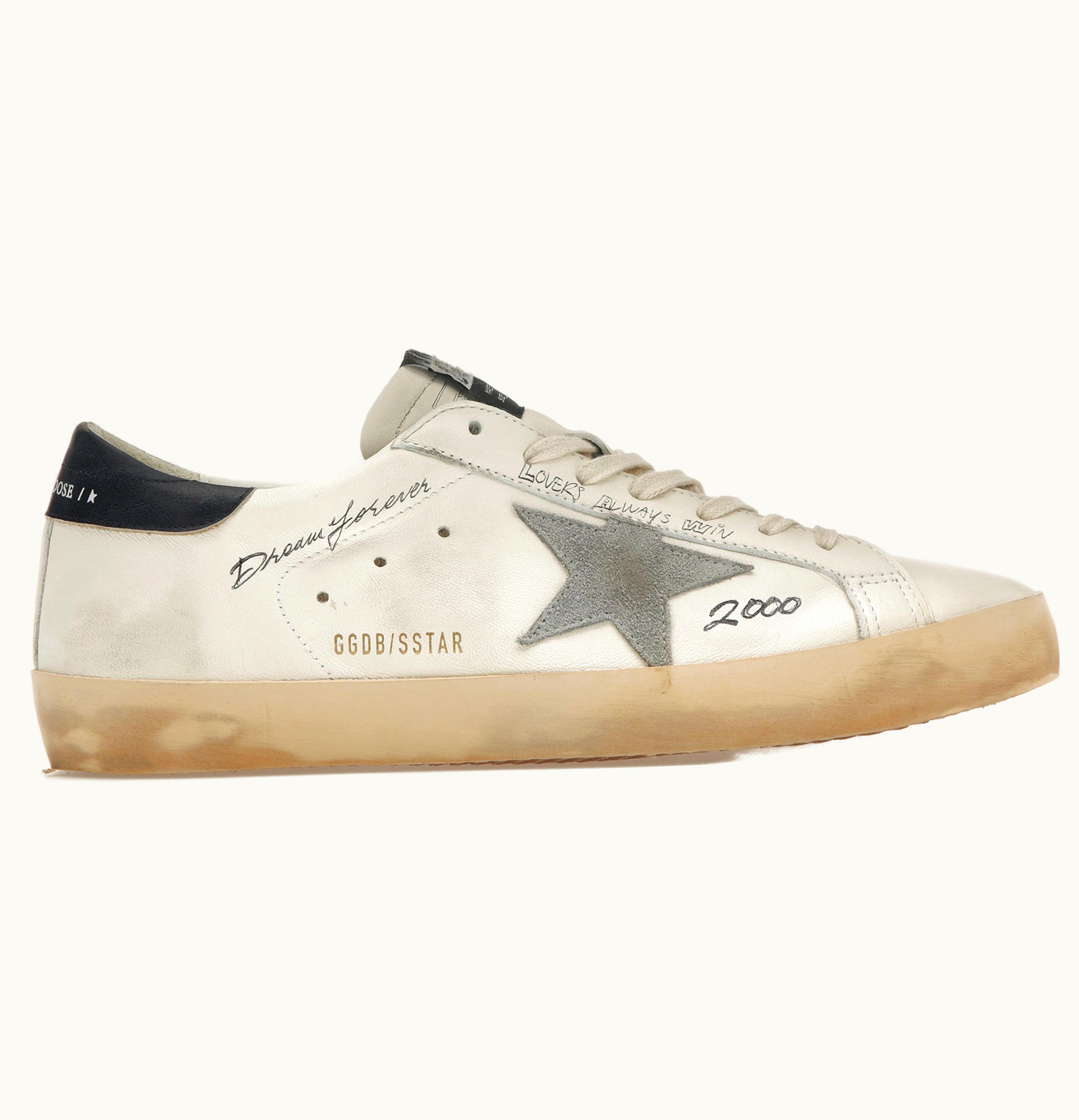 Golden Goose Super Star Dream Forever White Grey Black