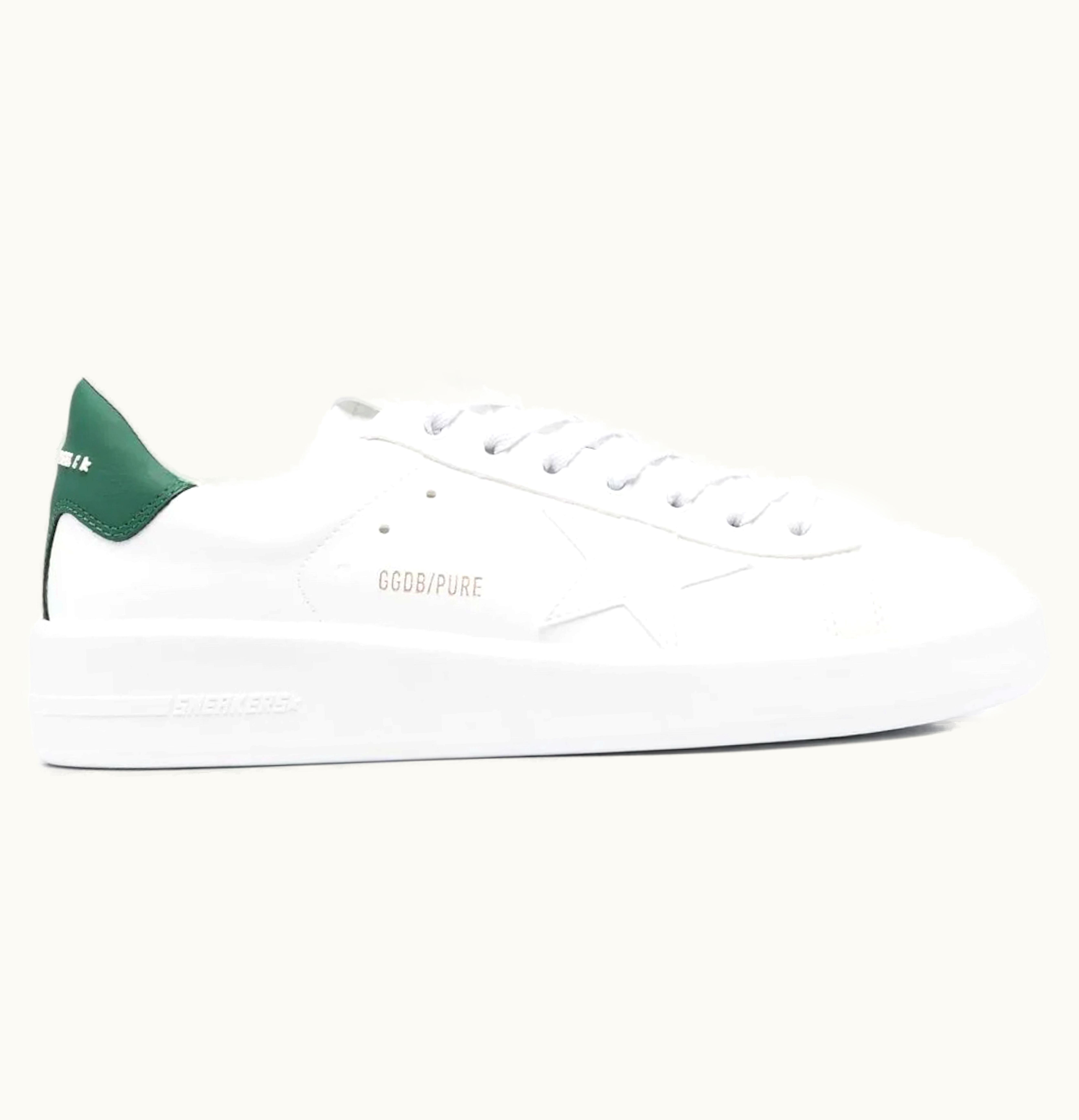 Golden Goose Pure Star White Green